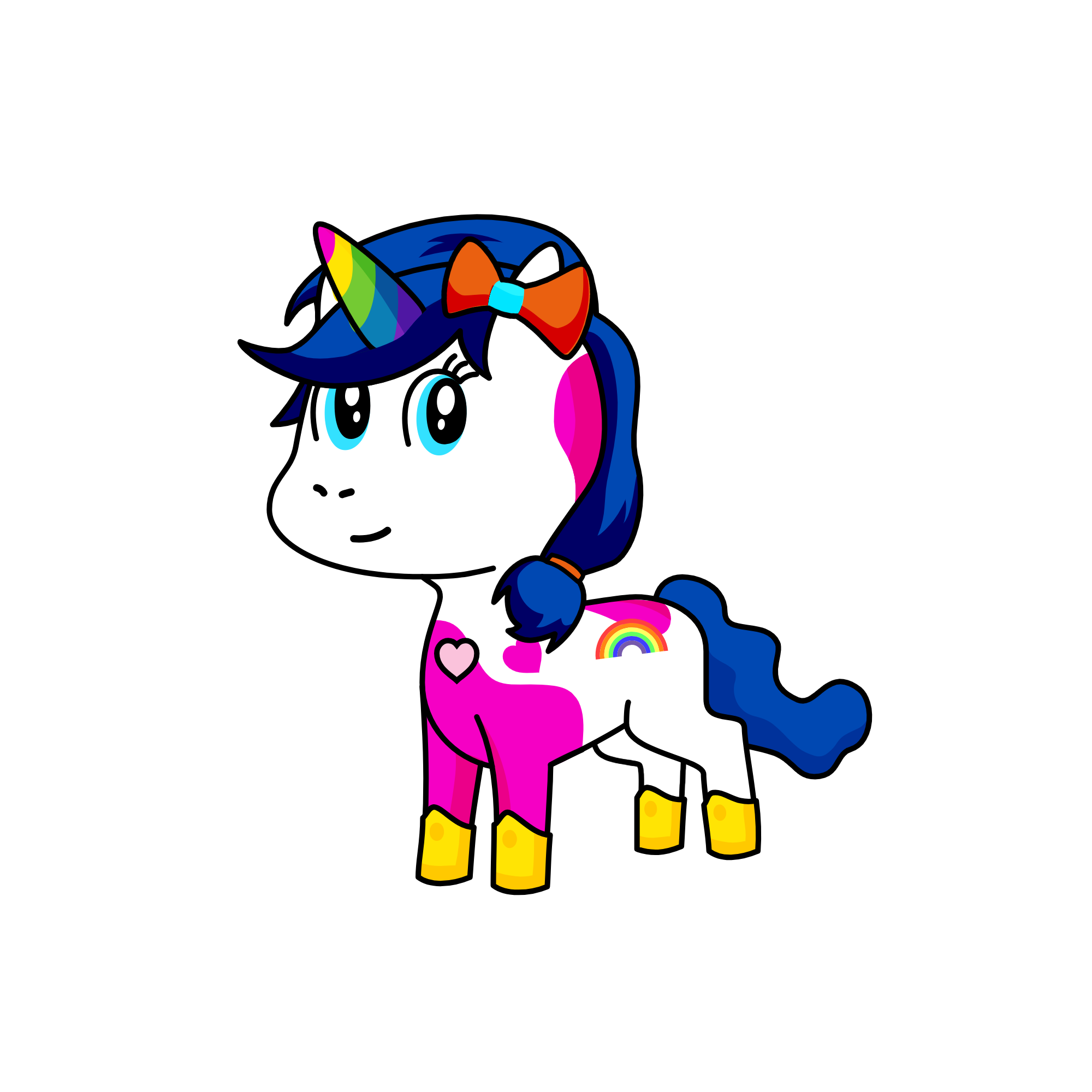 True, the unicorn