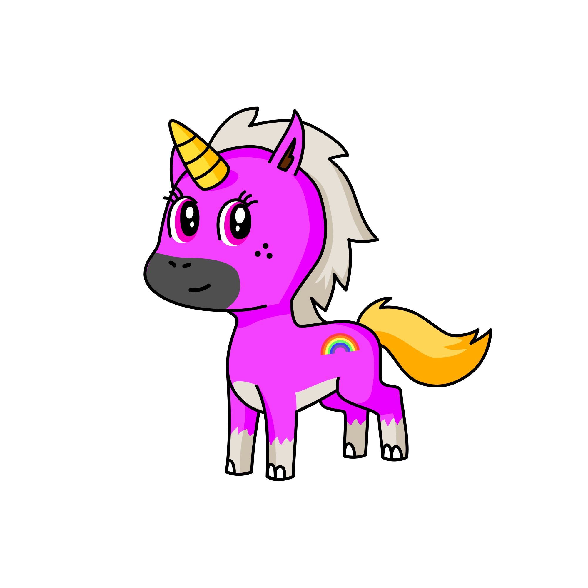 A, the unicorn