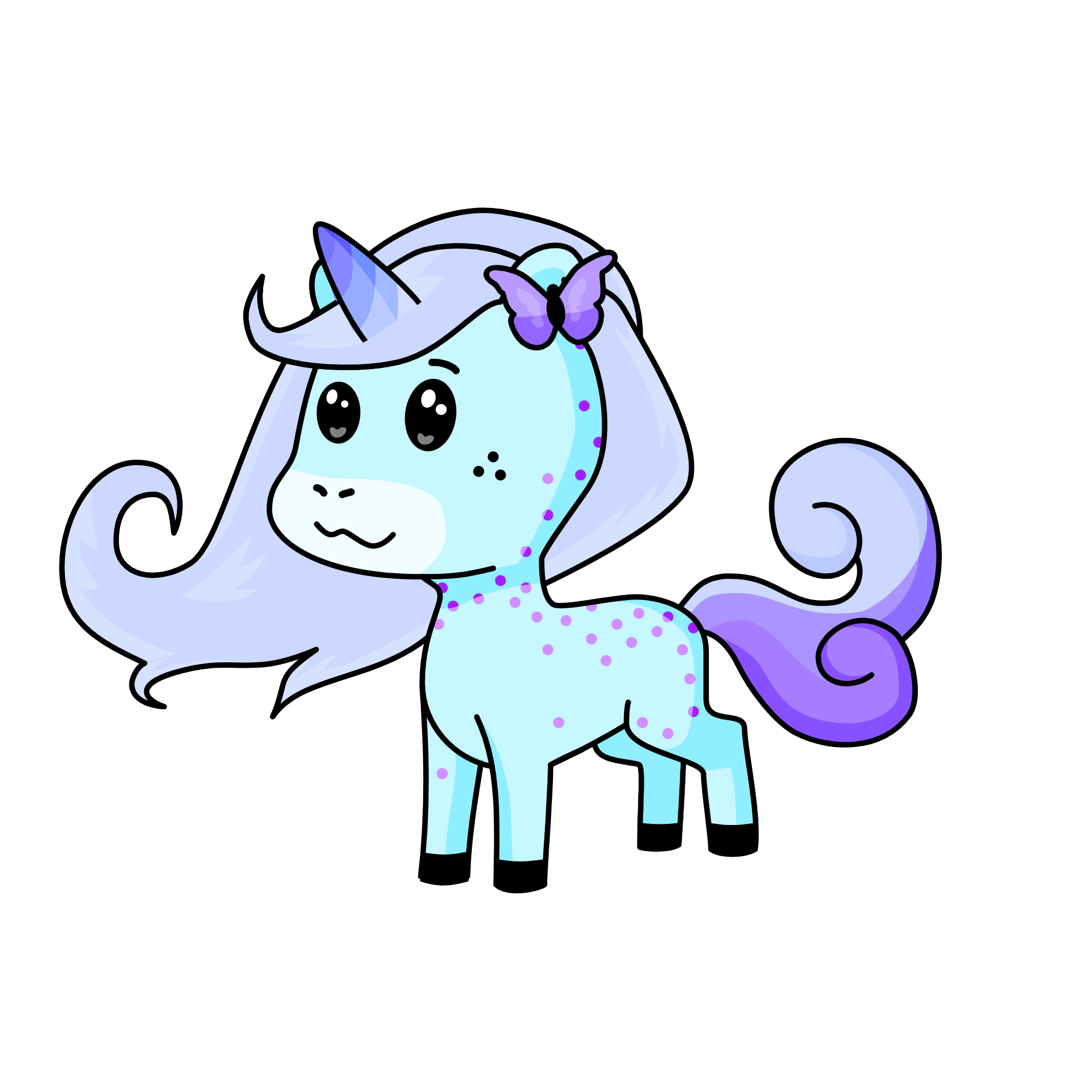 Tulip Darling Tail, the unicorn