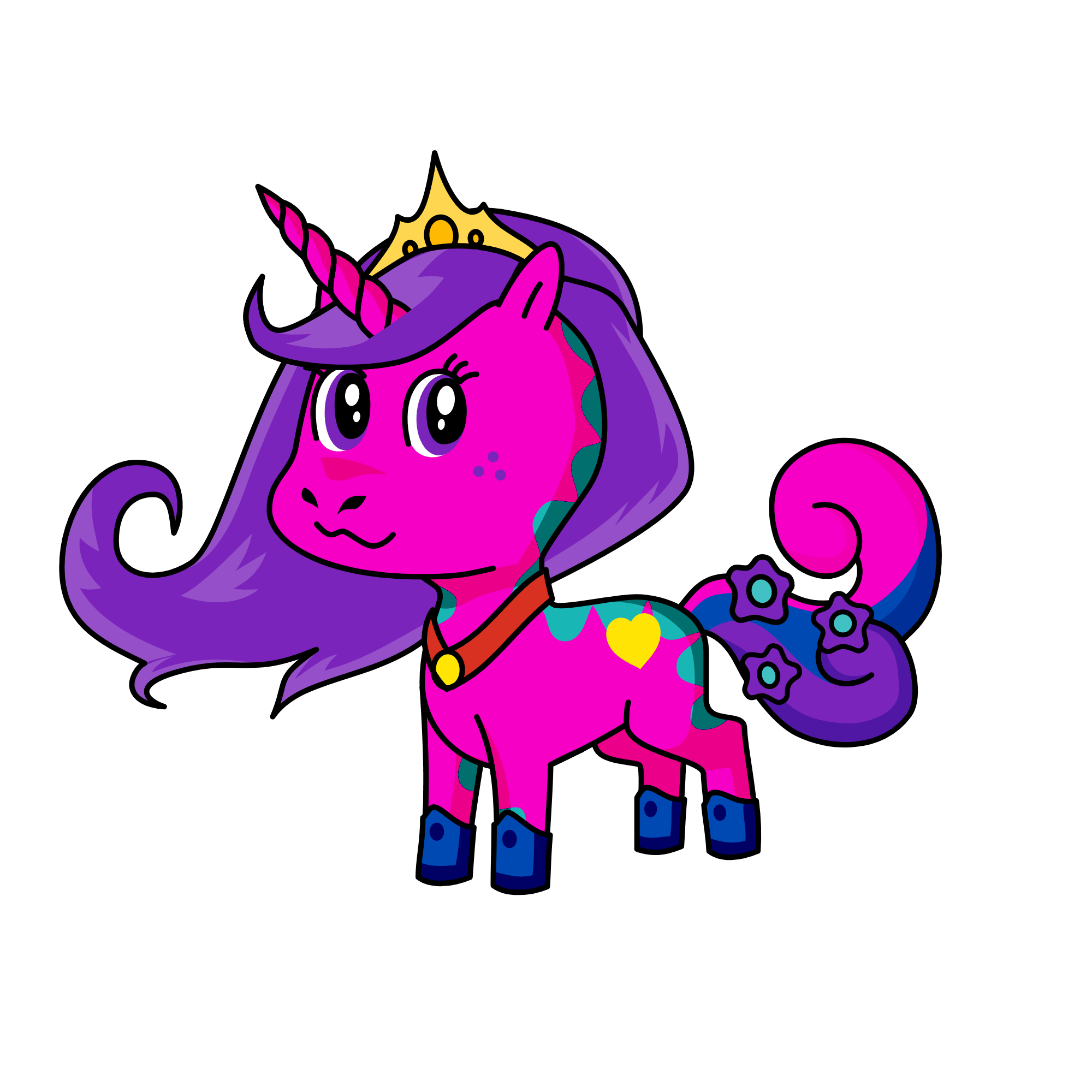 Ariel, the unicorn