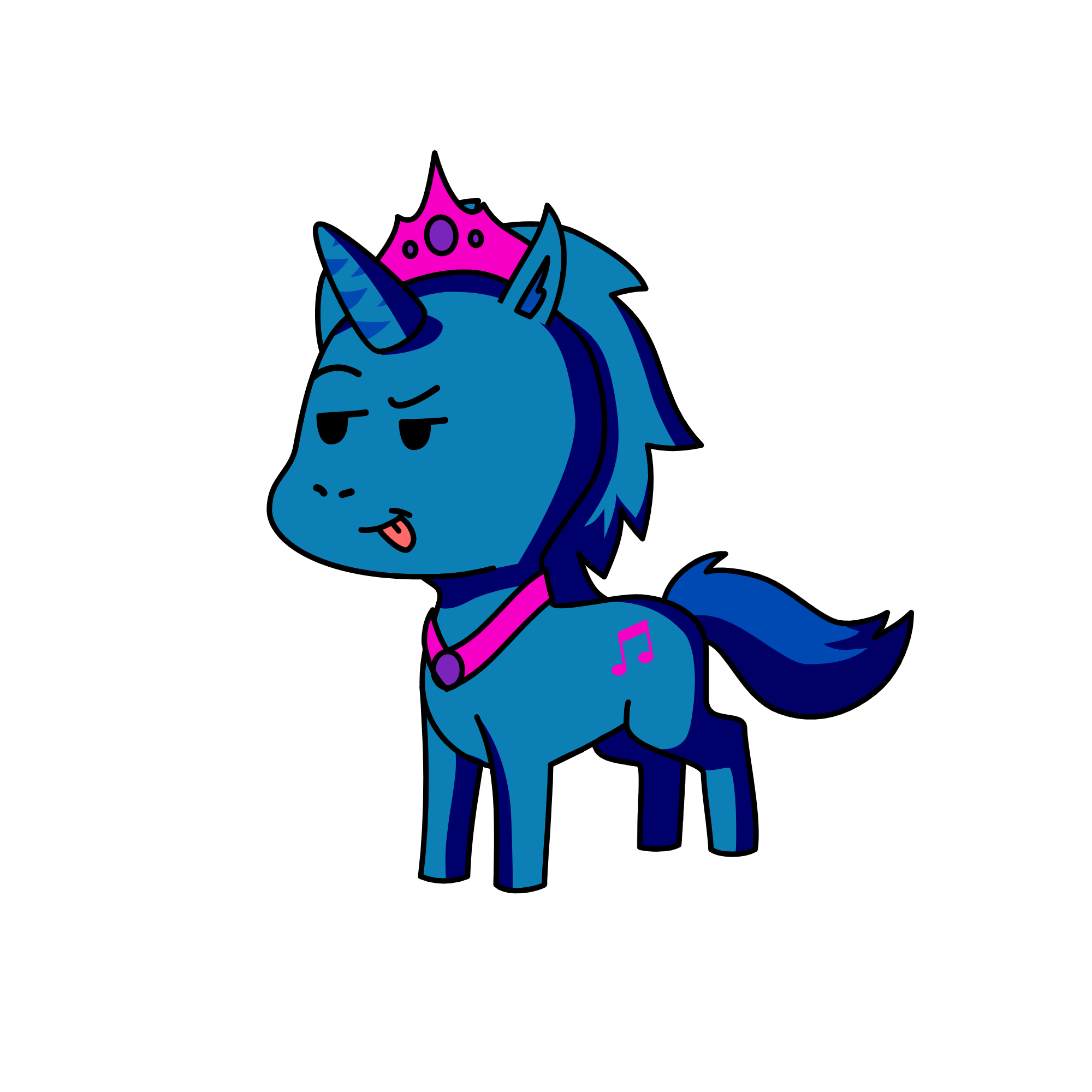 Princess Fluidity, the unicorn