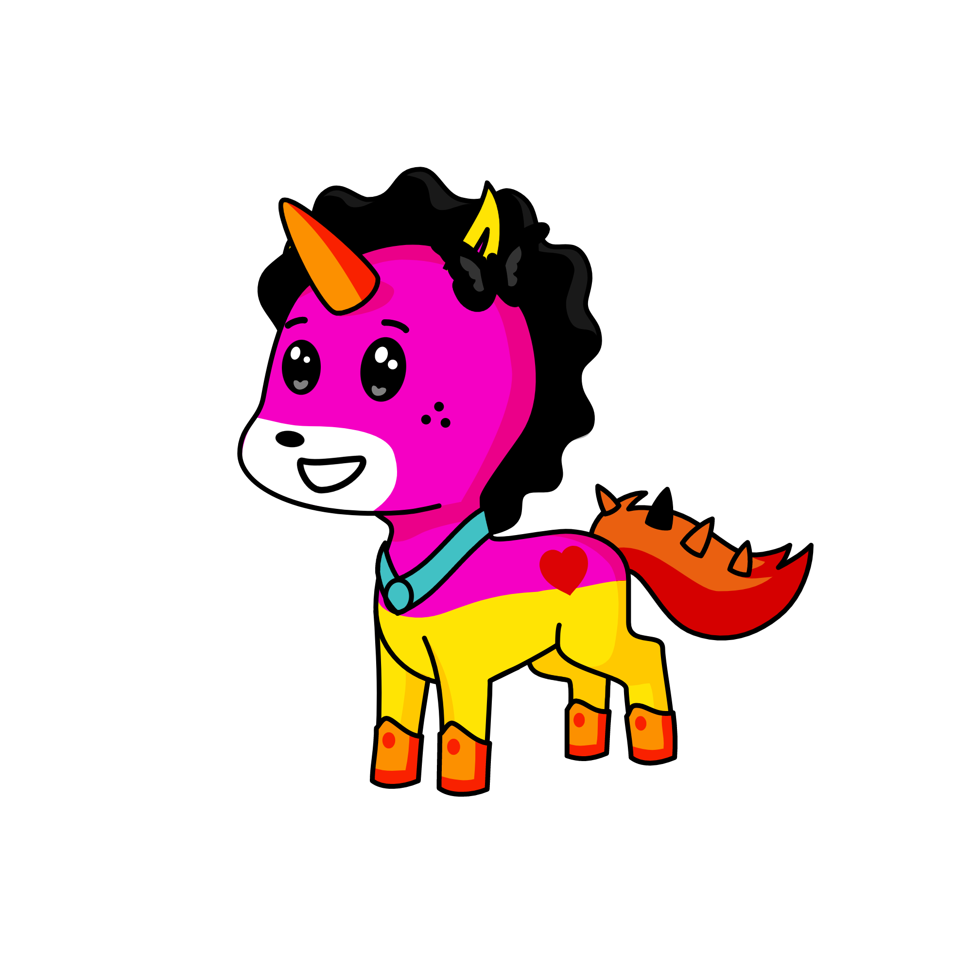 Dolores, the unicorn