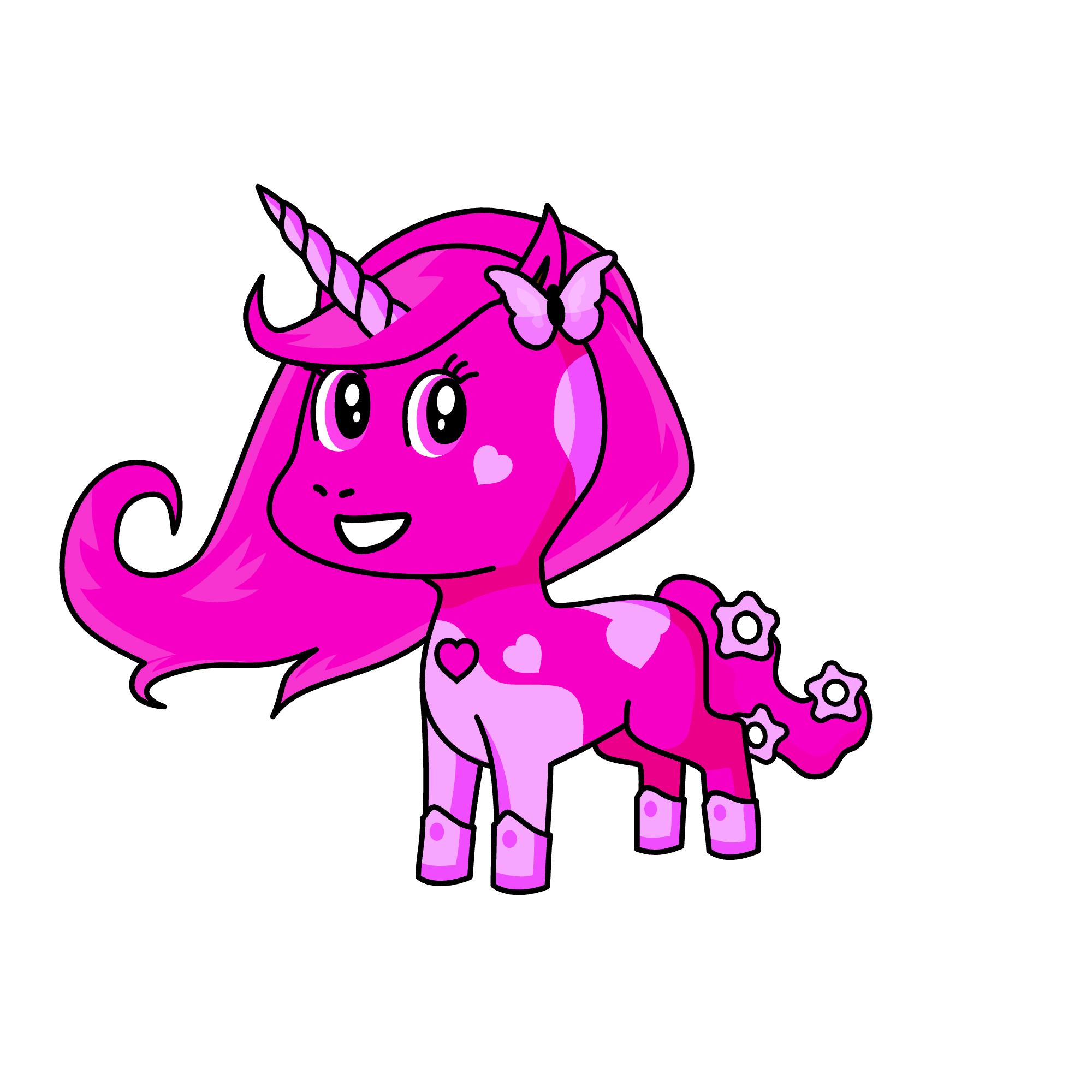 F, the unicorn