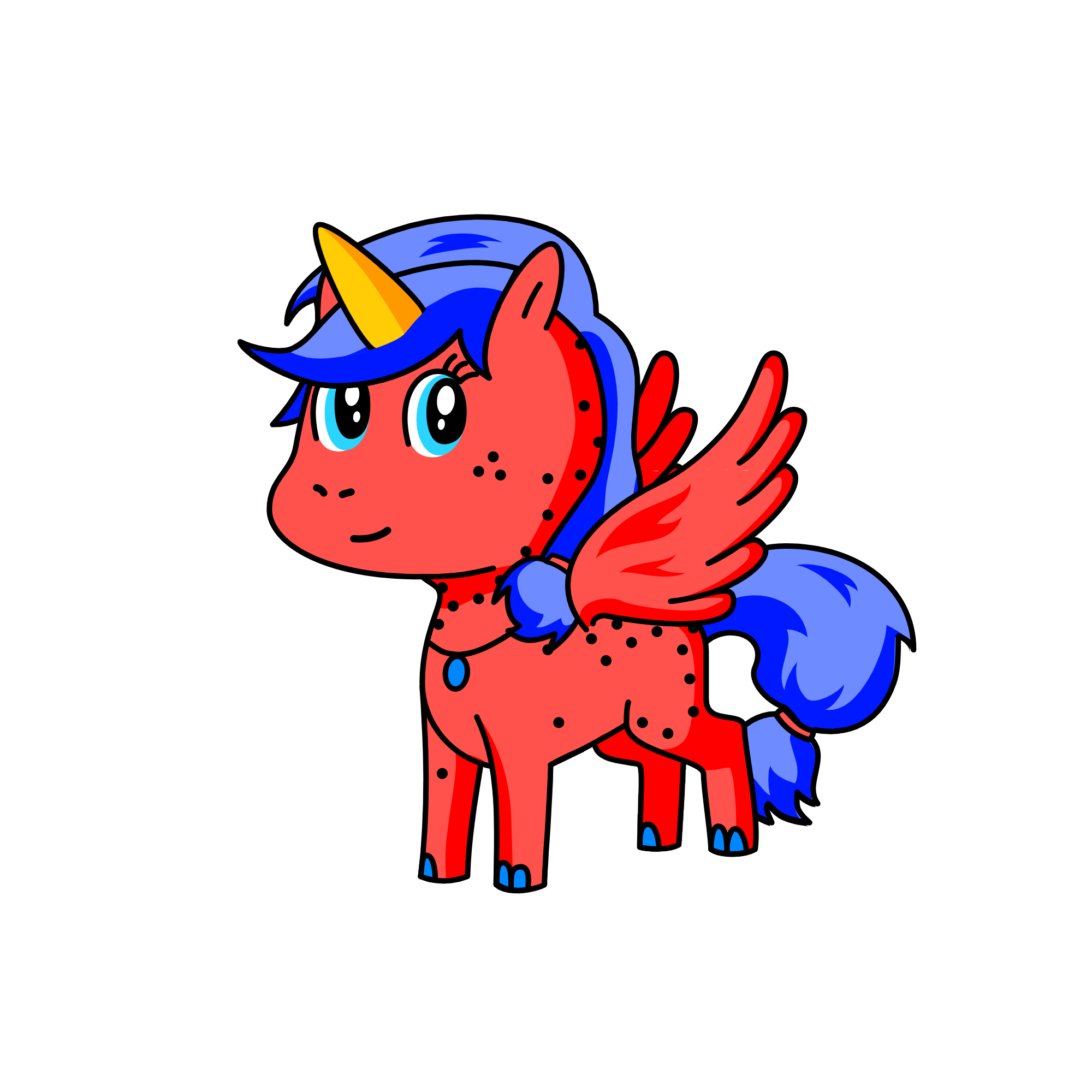 Ladybug🐞, the unicorn