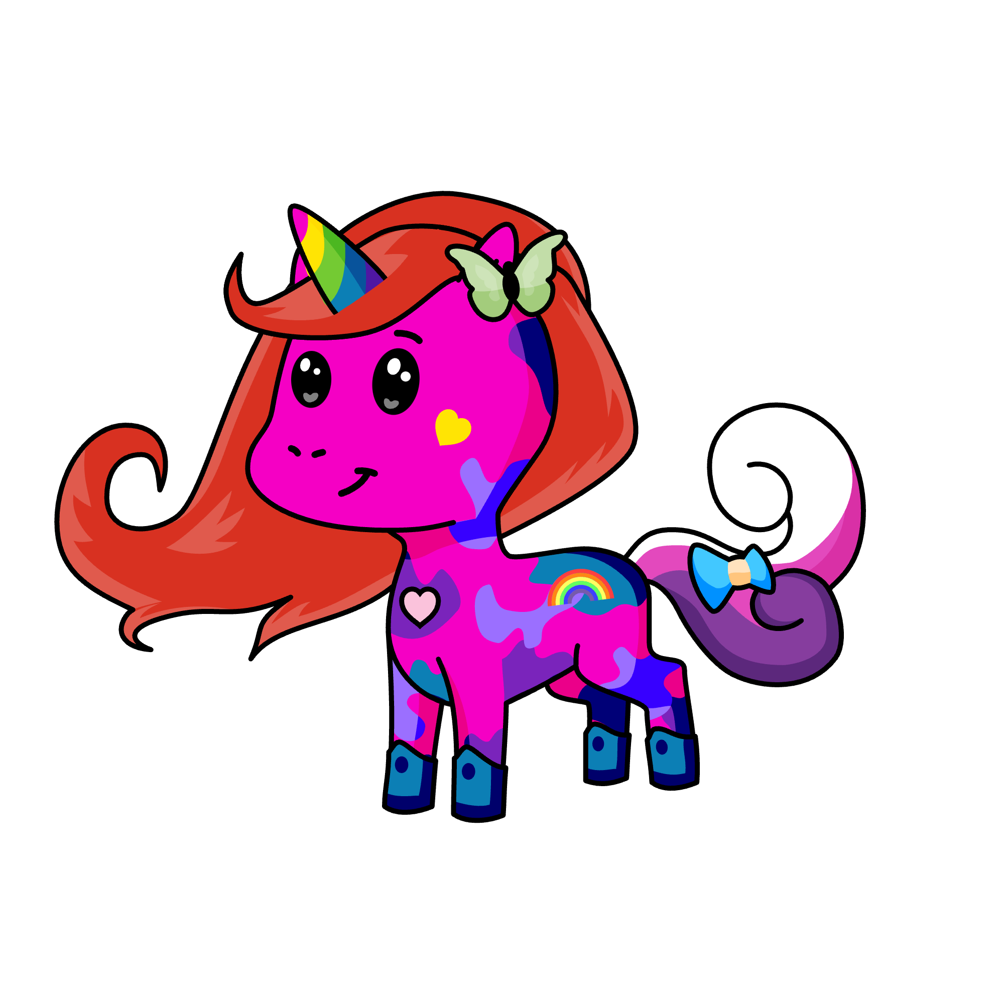 Rainbow Dash , the unicorn