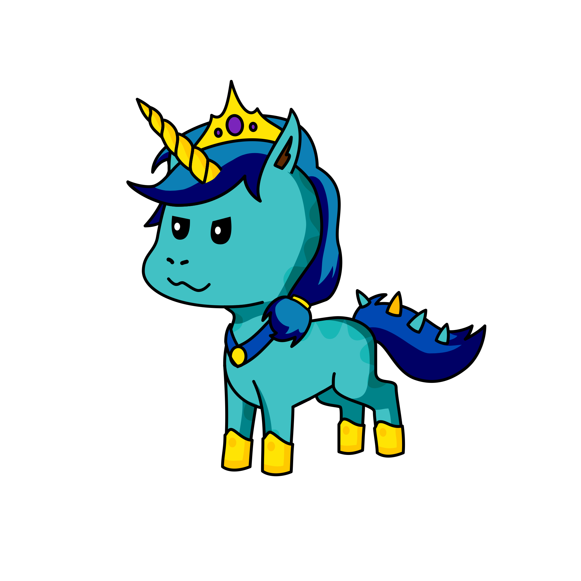 b, the unicorn