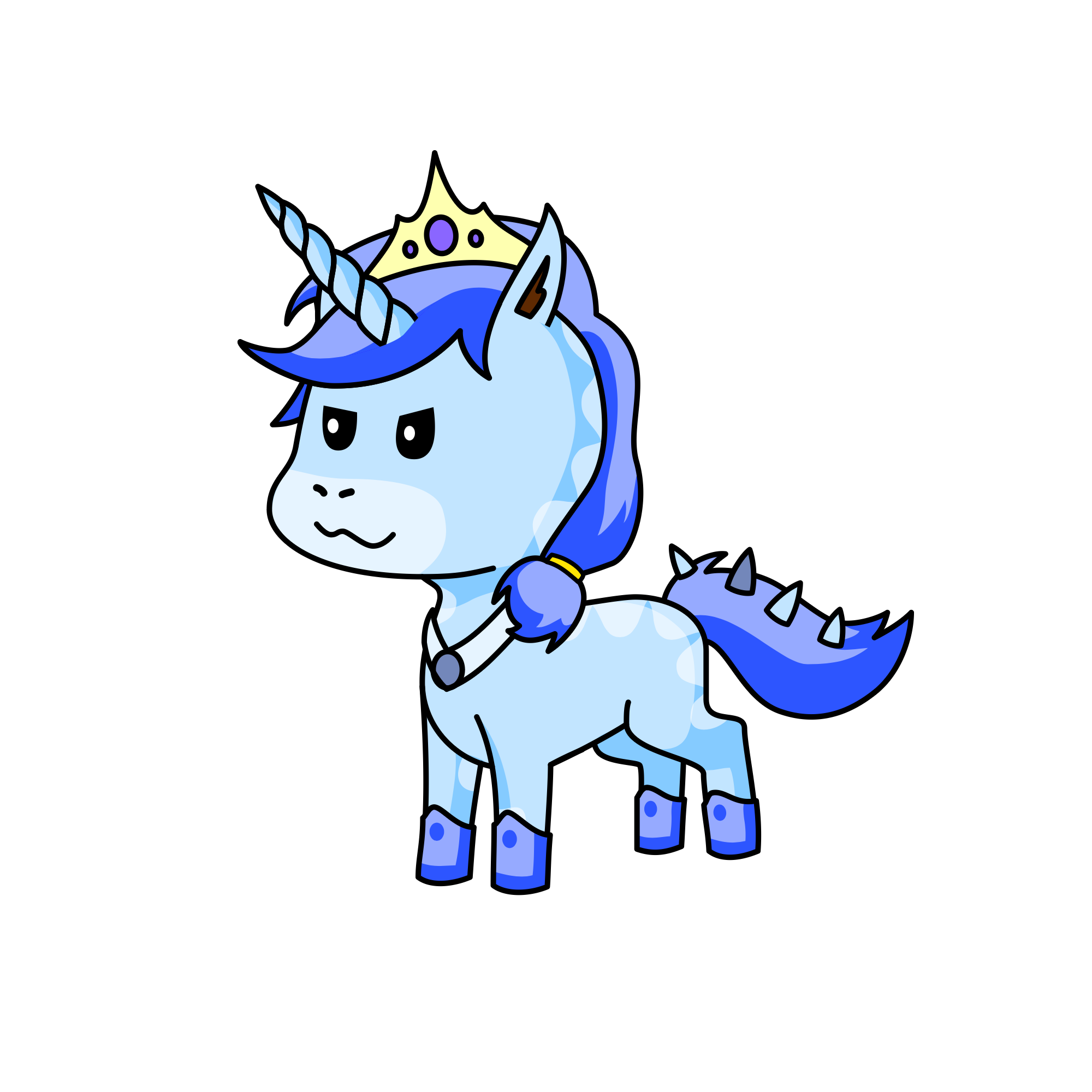 b, the unicorn