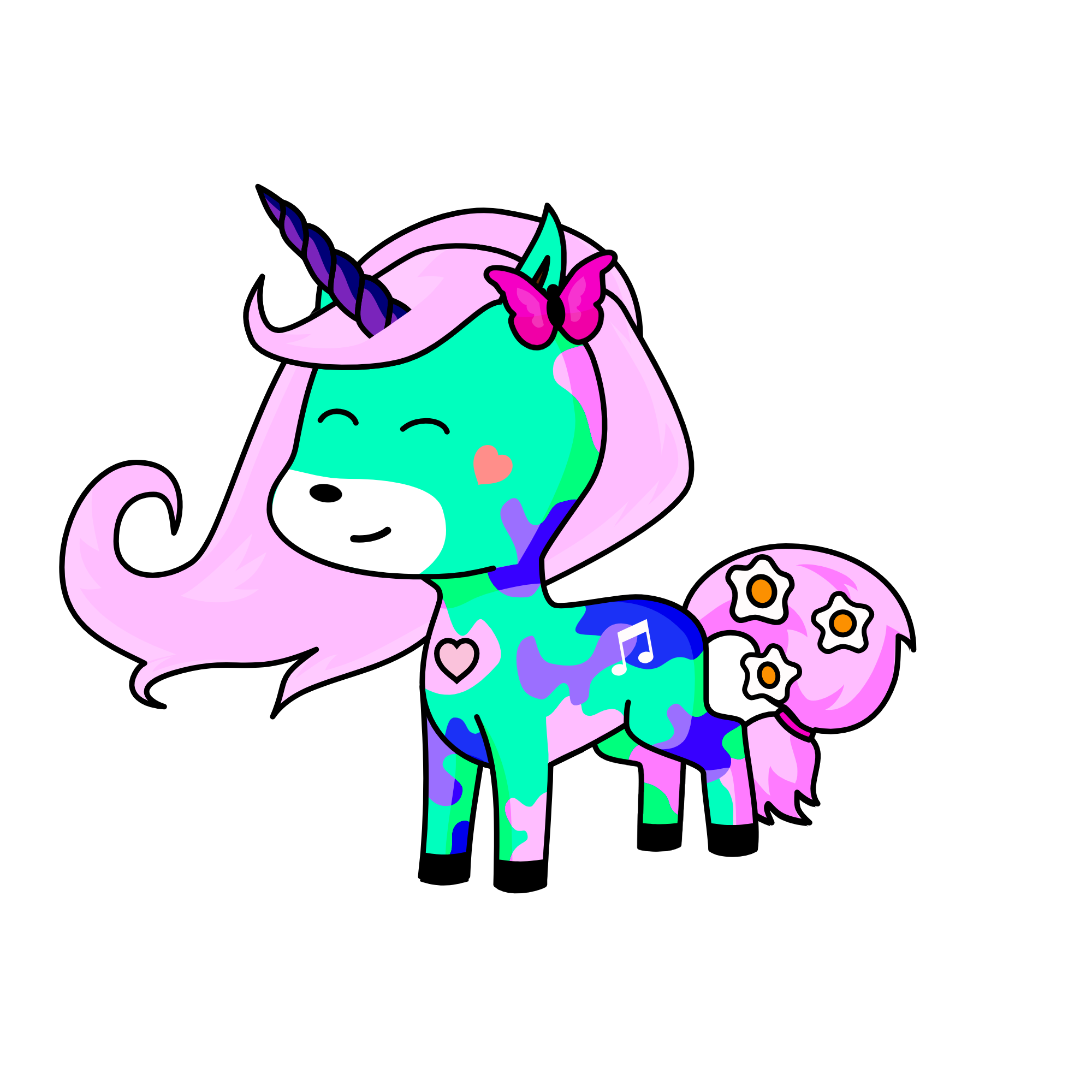beautiful, the unicorn