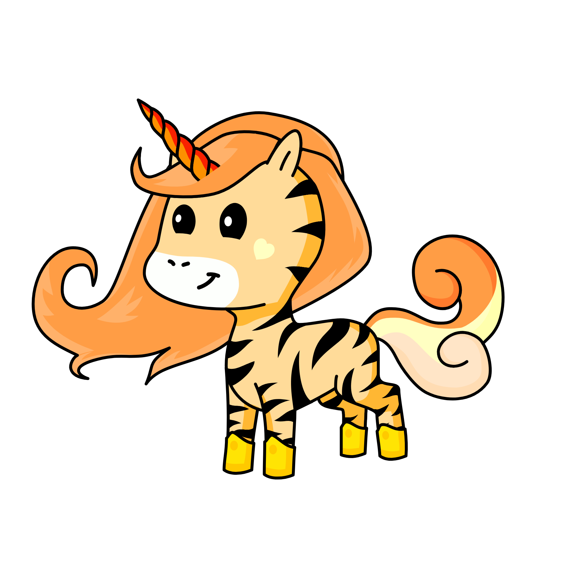 Tiger, the unicorn