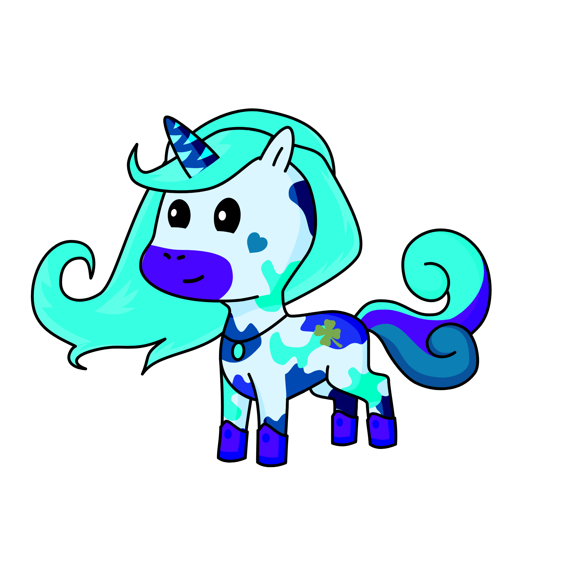 Crystal, the unicorn