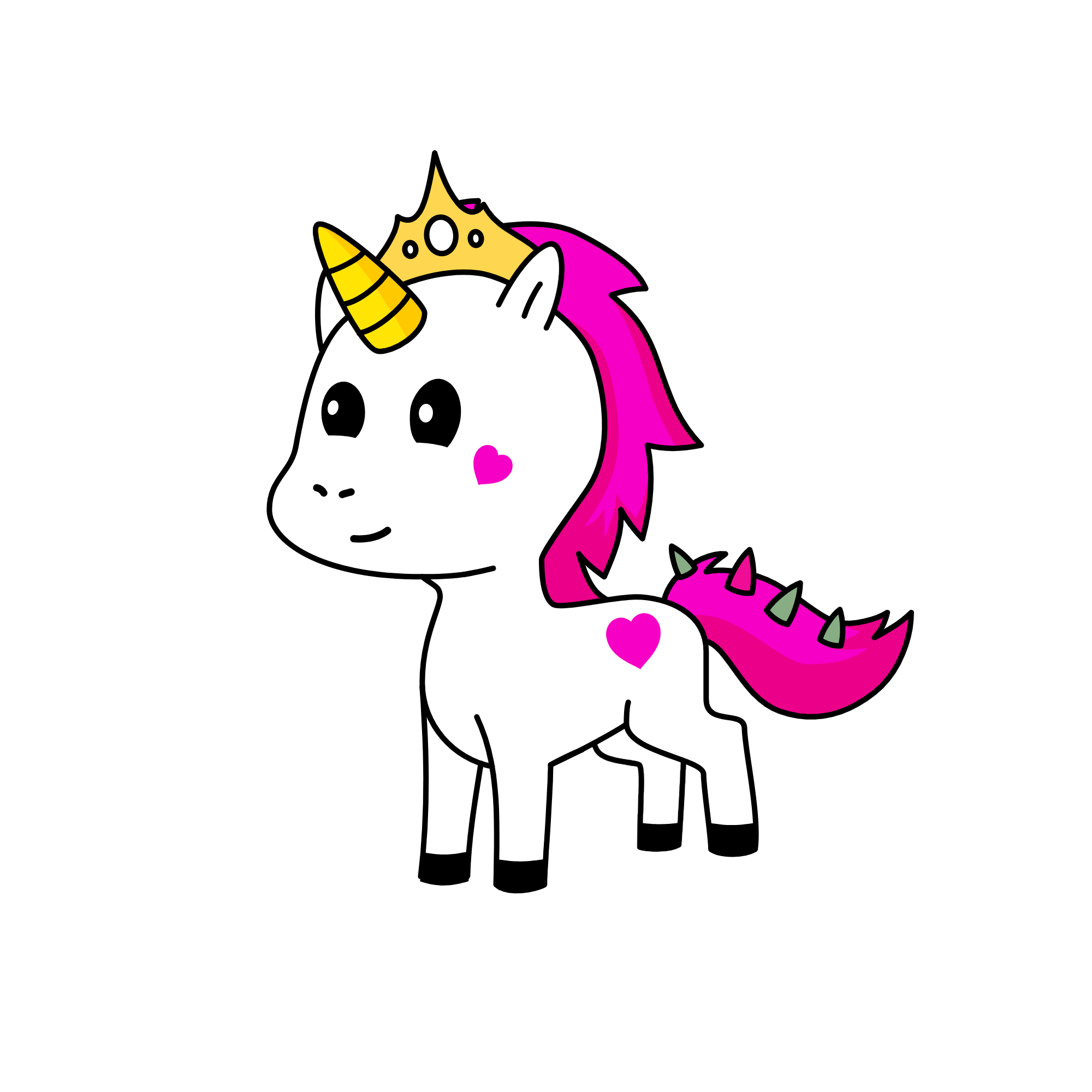 MY FIRST UNICORNNNN, the unicorn