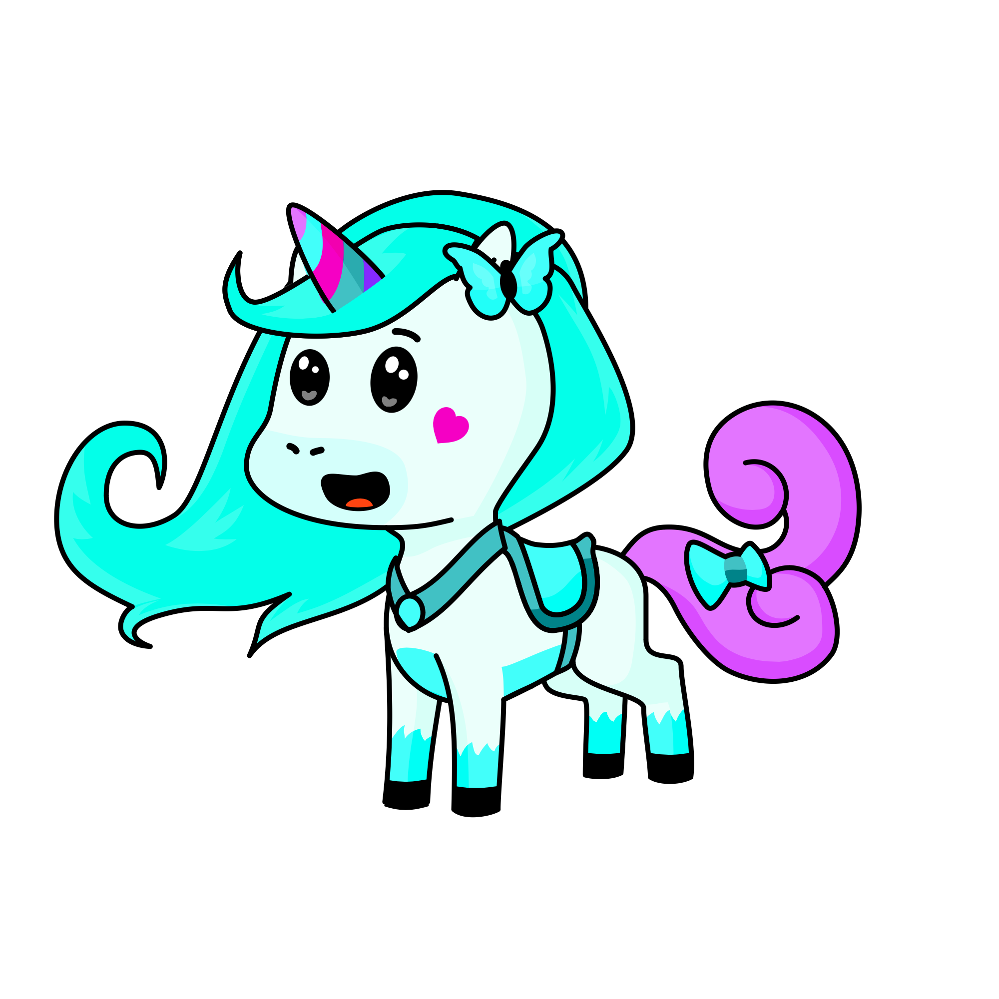 Cutie, the unicorn