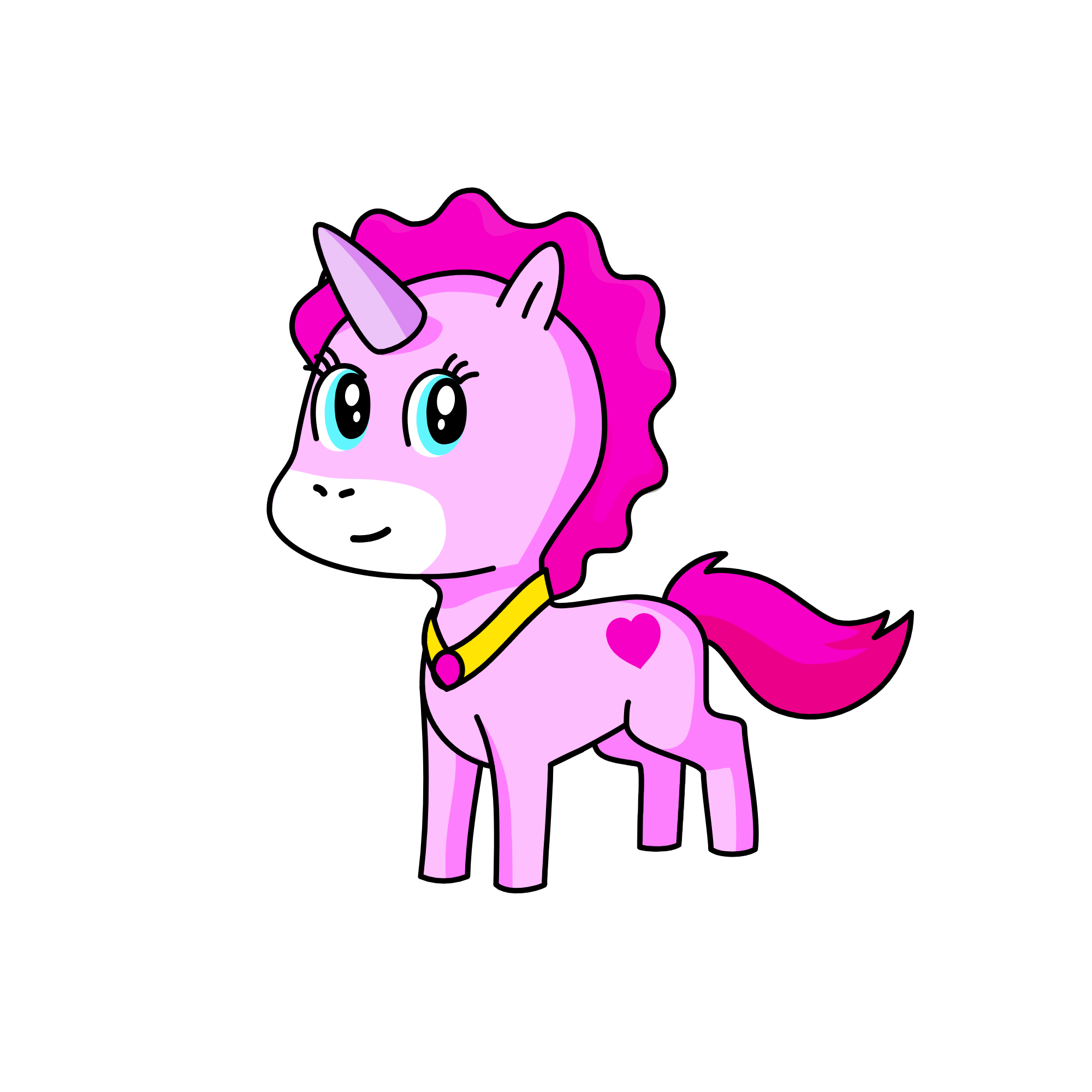 Pinkie pie, the unicorn