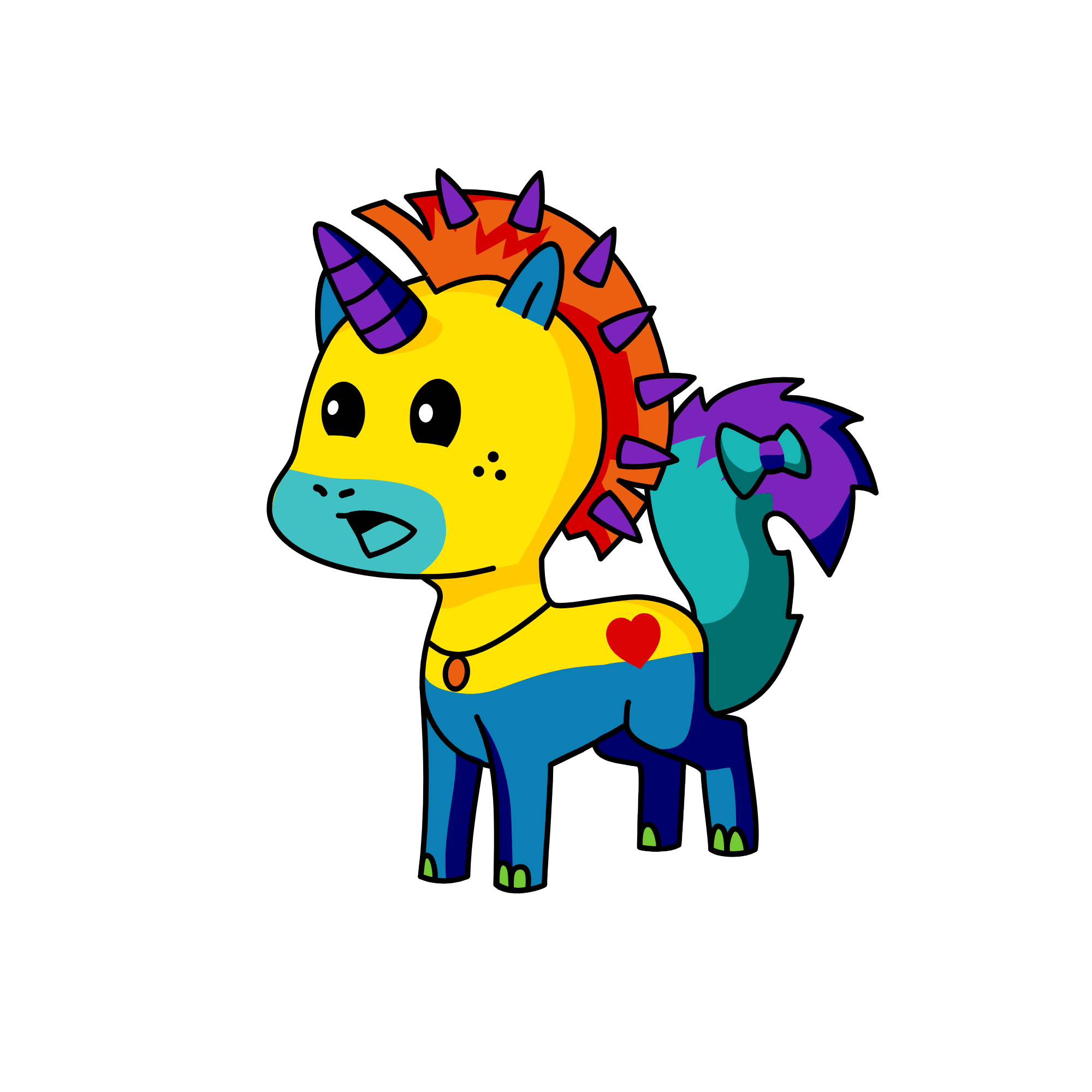 RANBOW CLALADIES, the unicorn