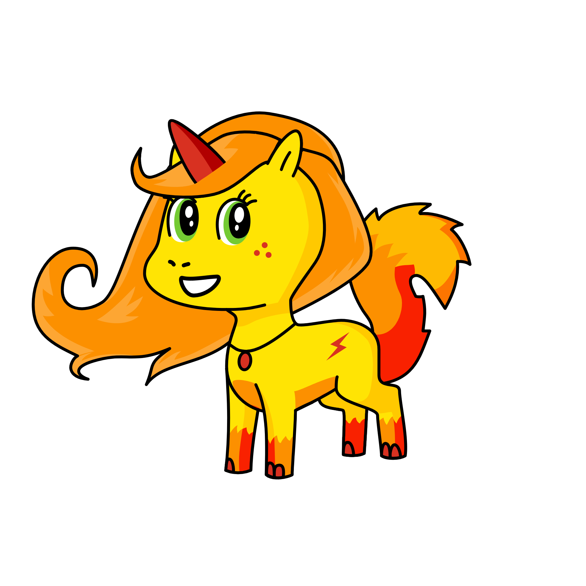 Blaze, the unicorn