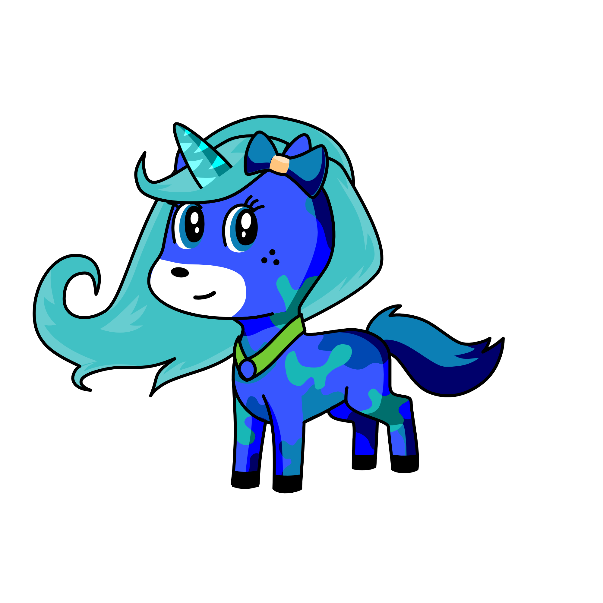 Aqua, the unicorn