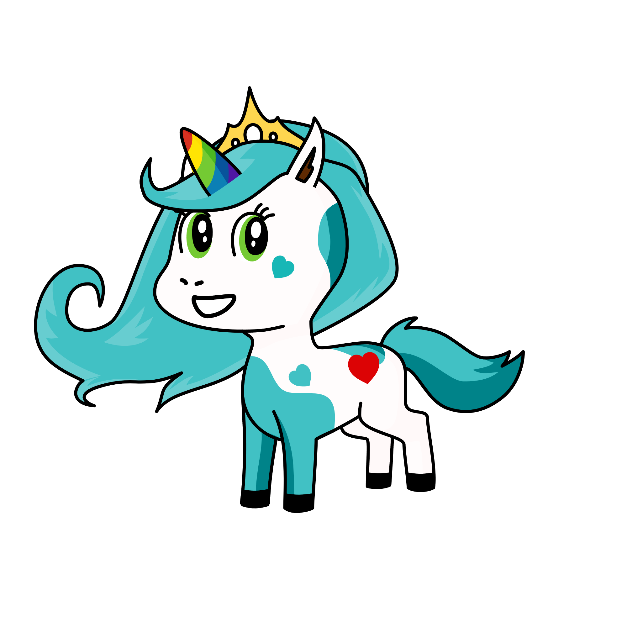 Nao, the unicorn