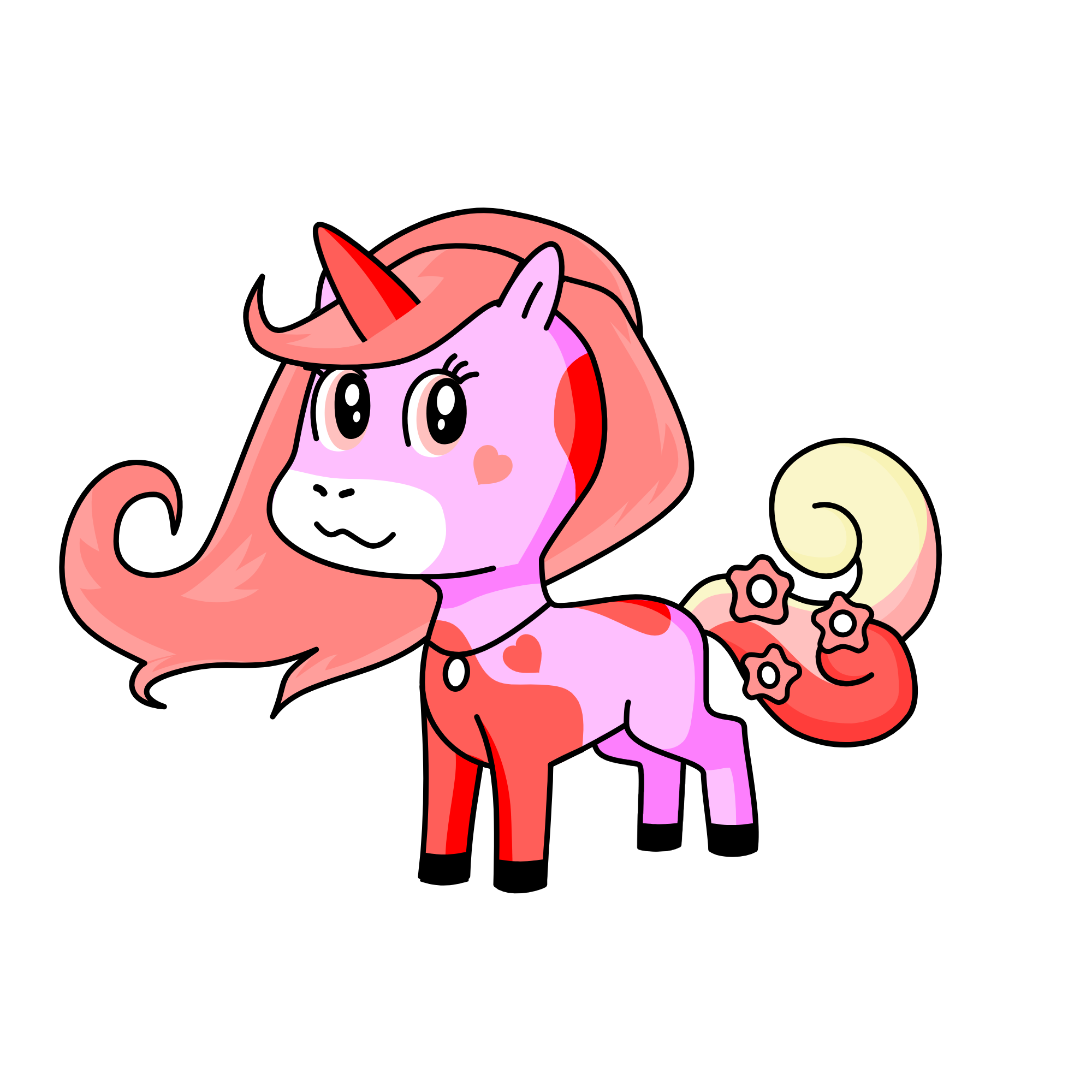 Pink fluffy unicorns dancing on rainbows, the unicorn