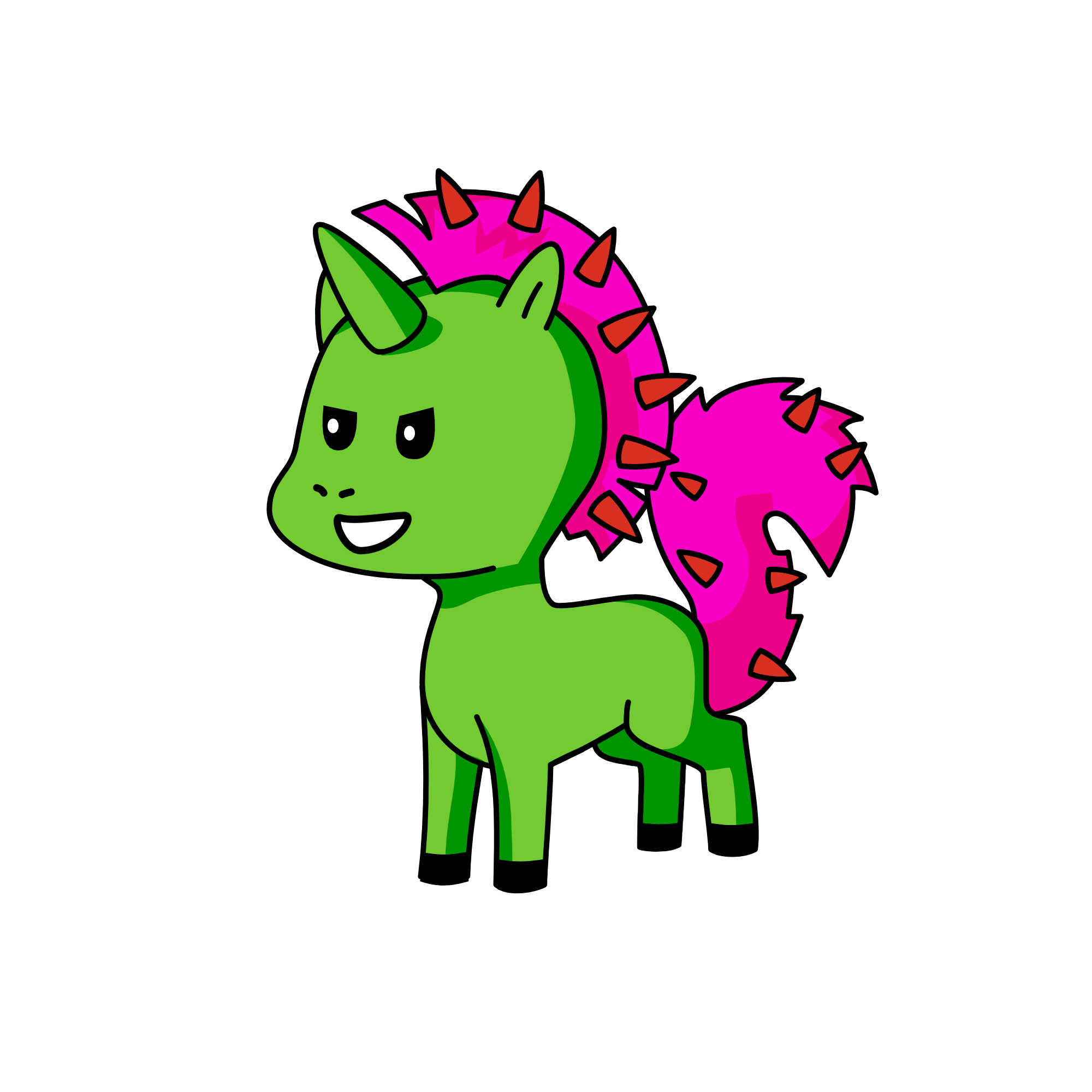 SCARY TERRY, the unicorn