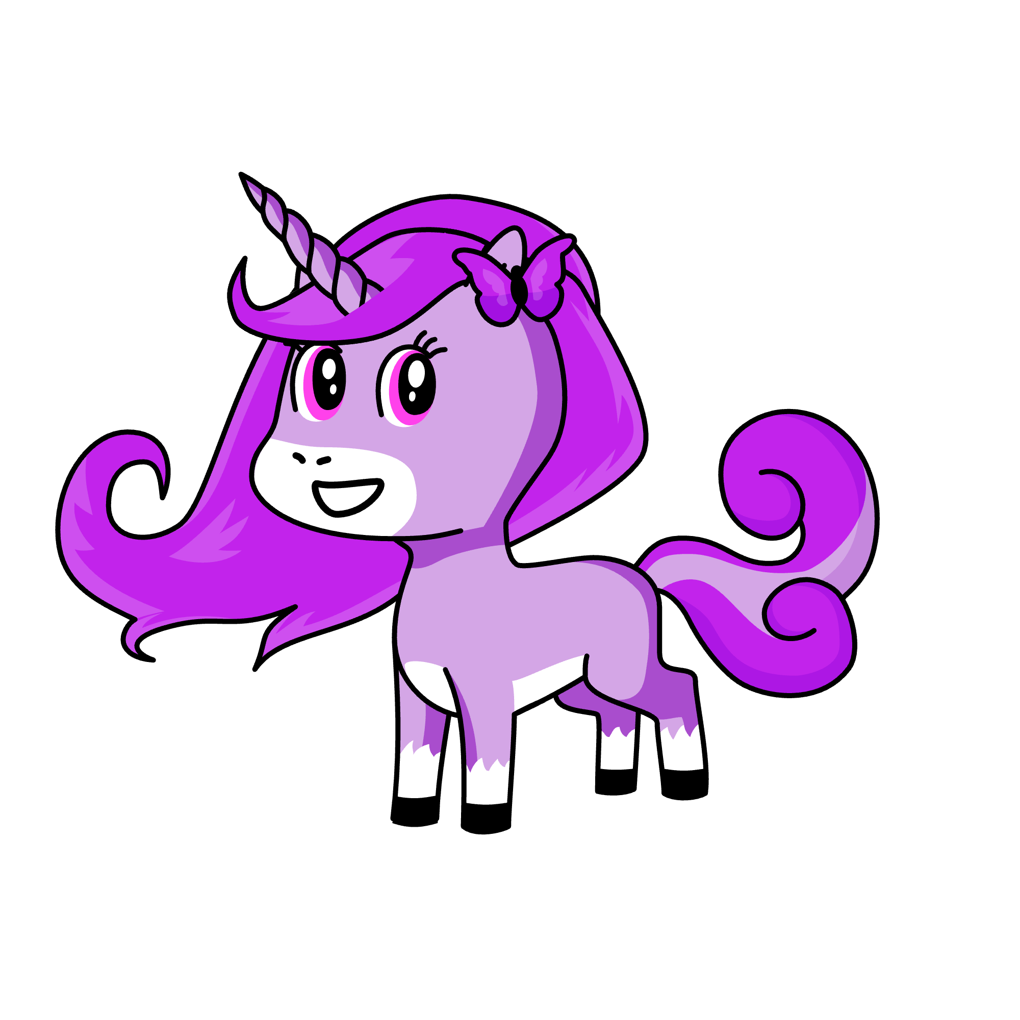 preppylicious slay queen girl boss giry pop unicorn, the unicorn