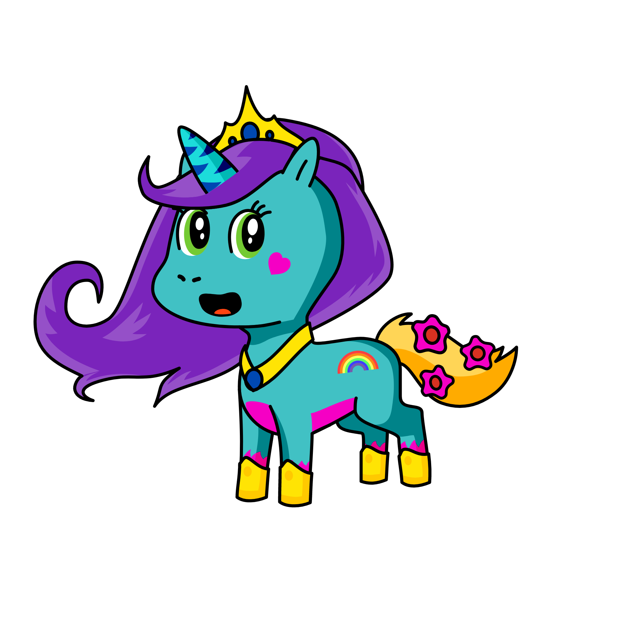 luna crystalic, the unicorn