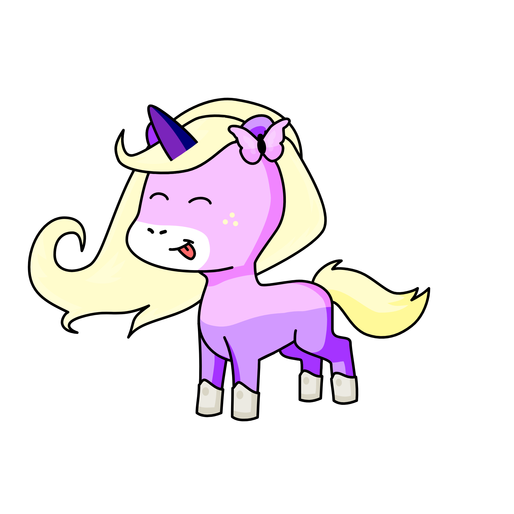 VIOLET :), the unicorn