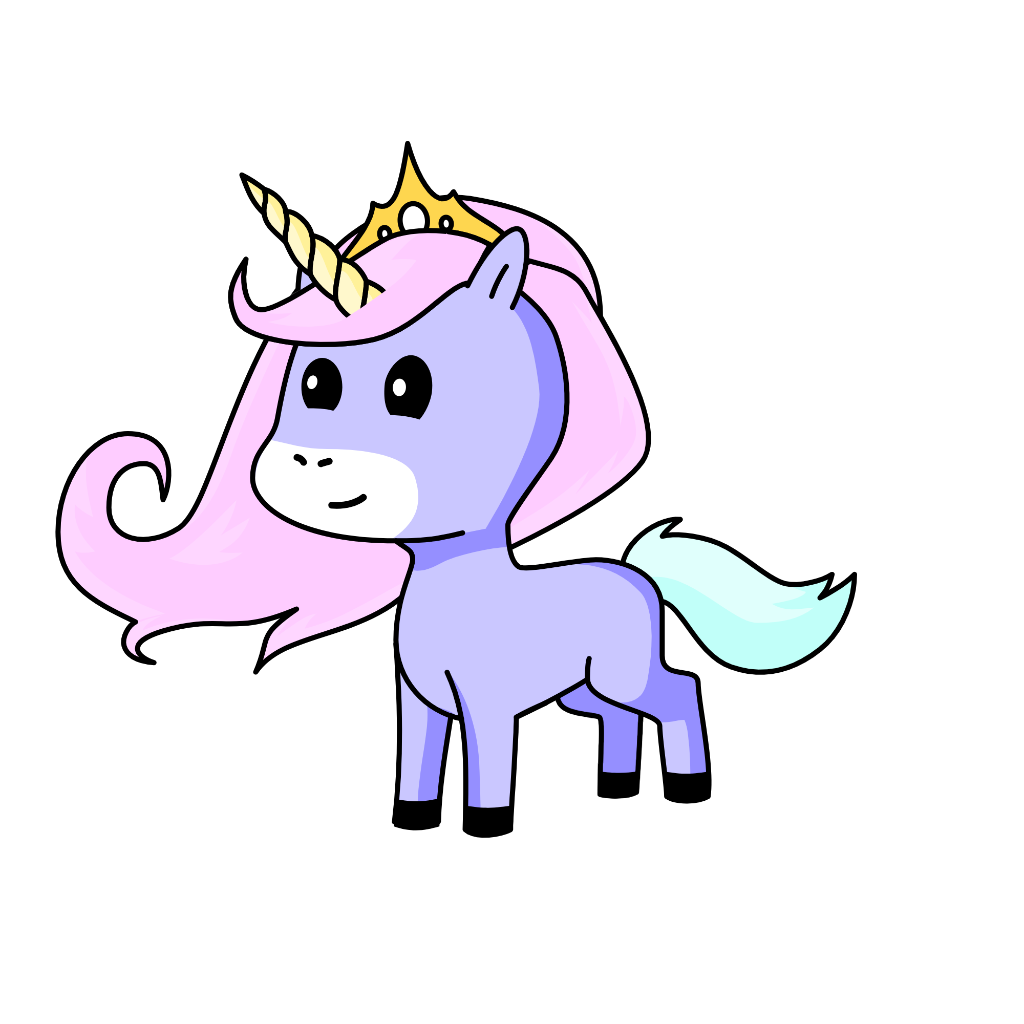 Snow, the unicorn