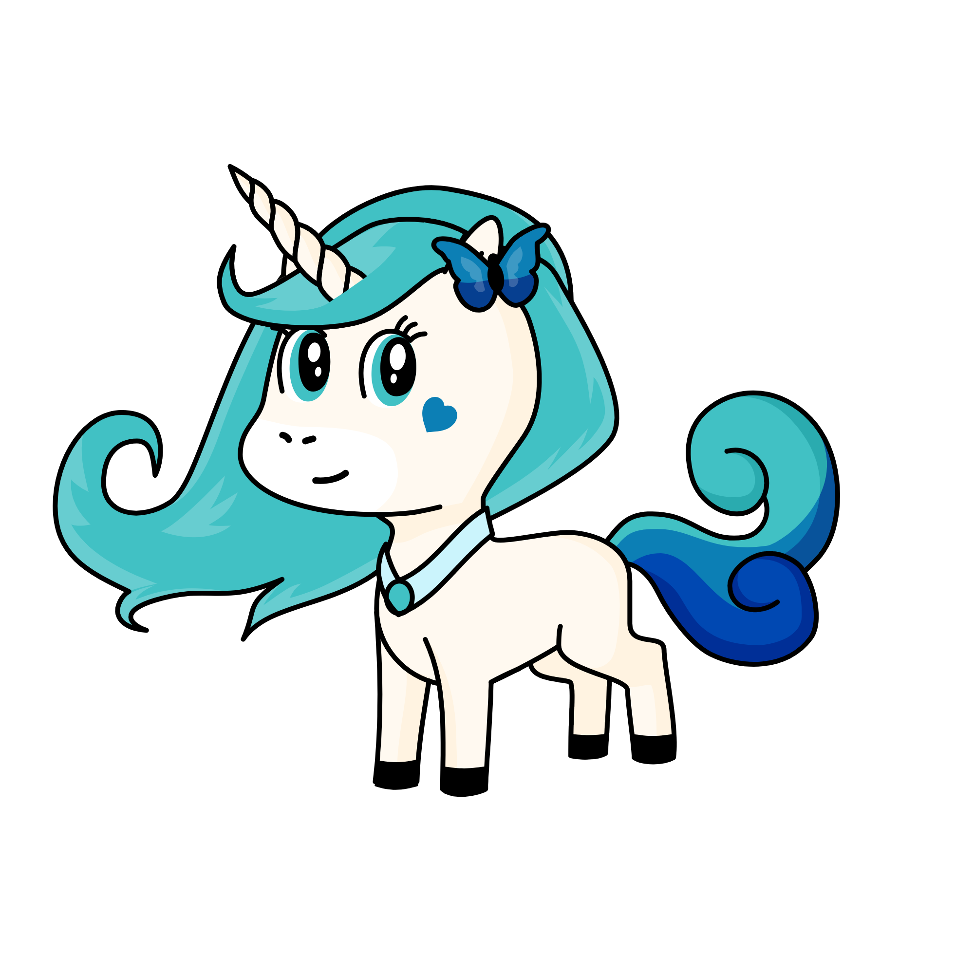 Aquamarine, the unicorn