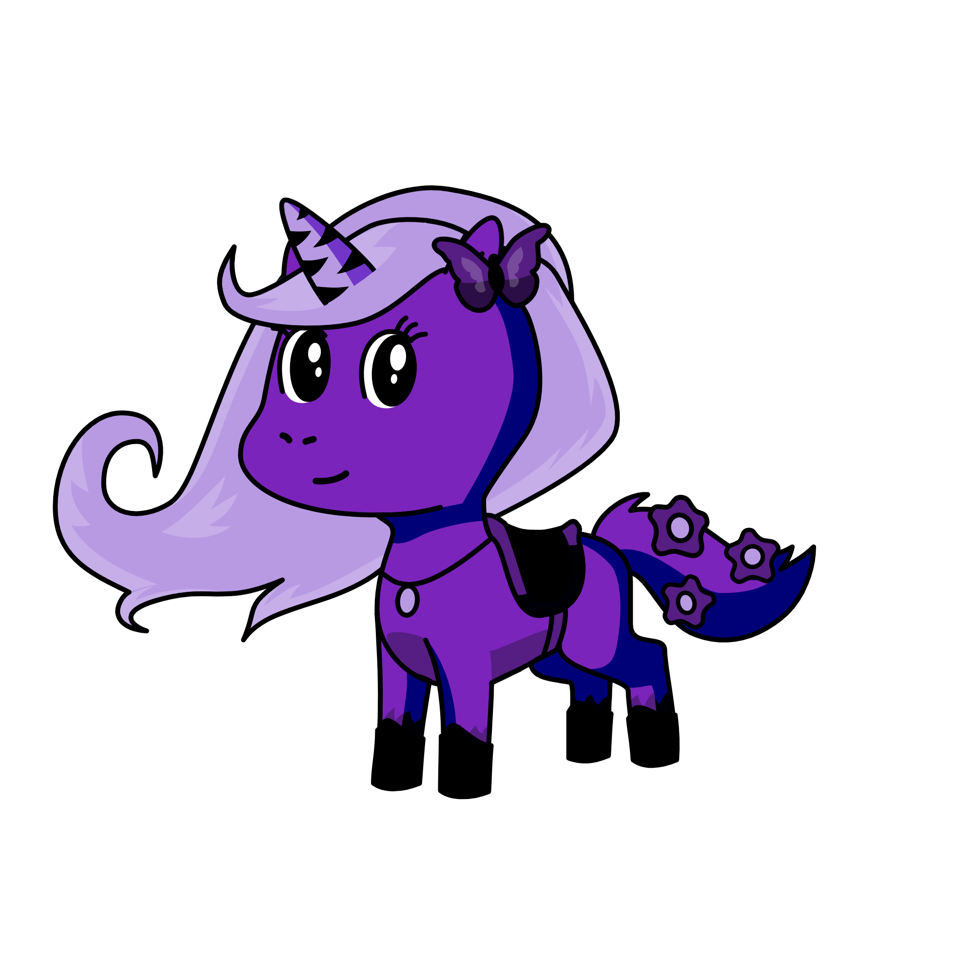 Midnight Maleficent, the unicorn