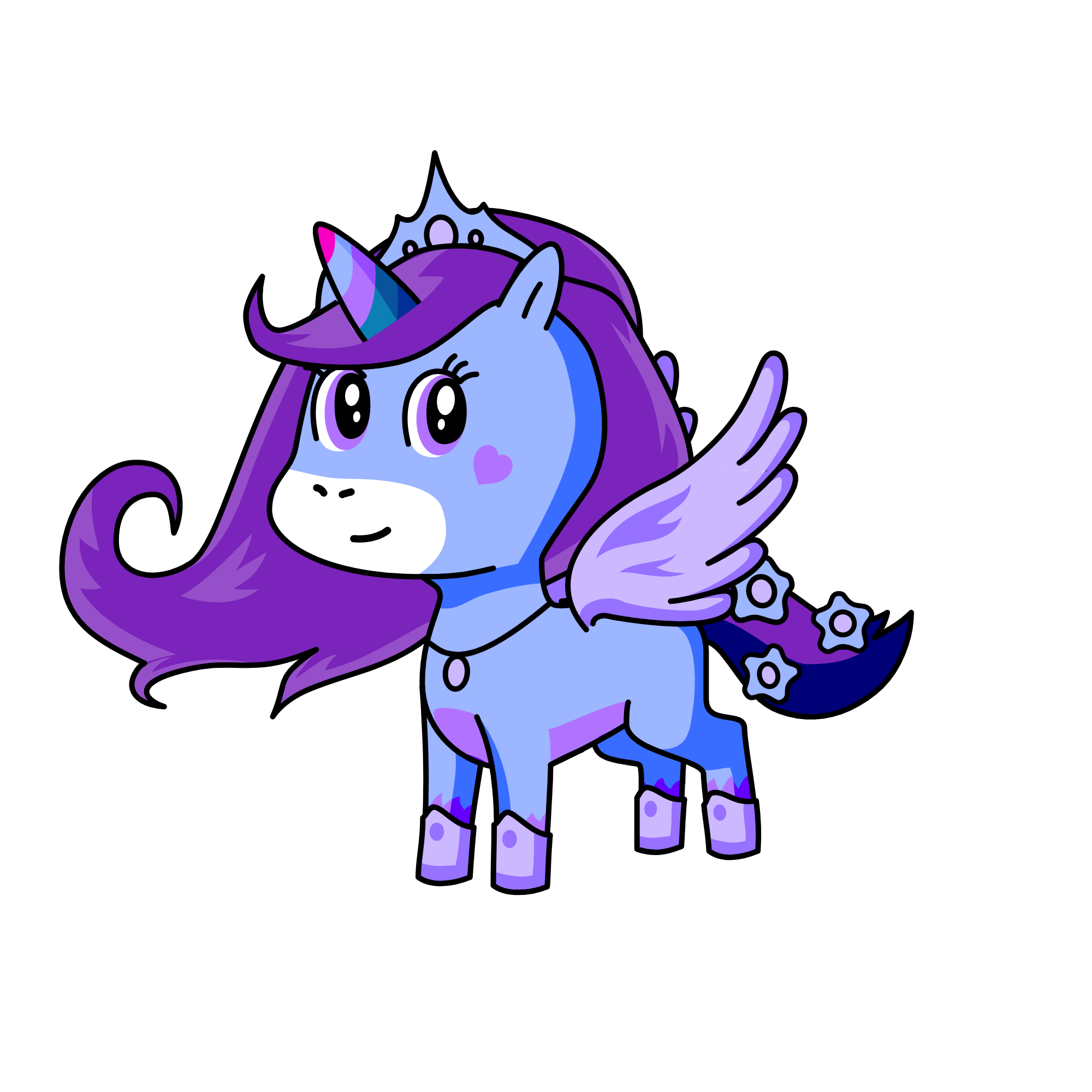 Princess Flitterstar, the unicorn