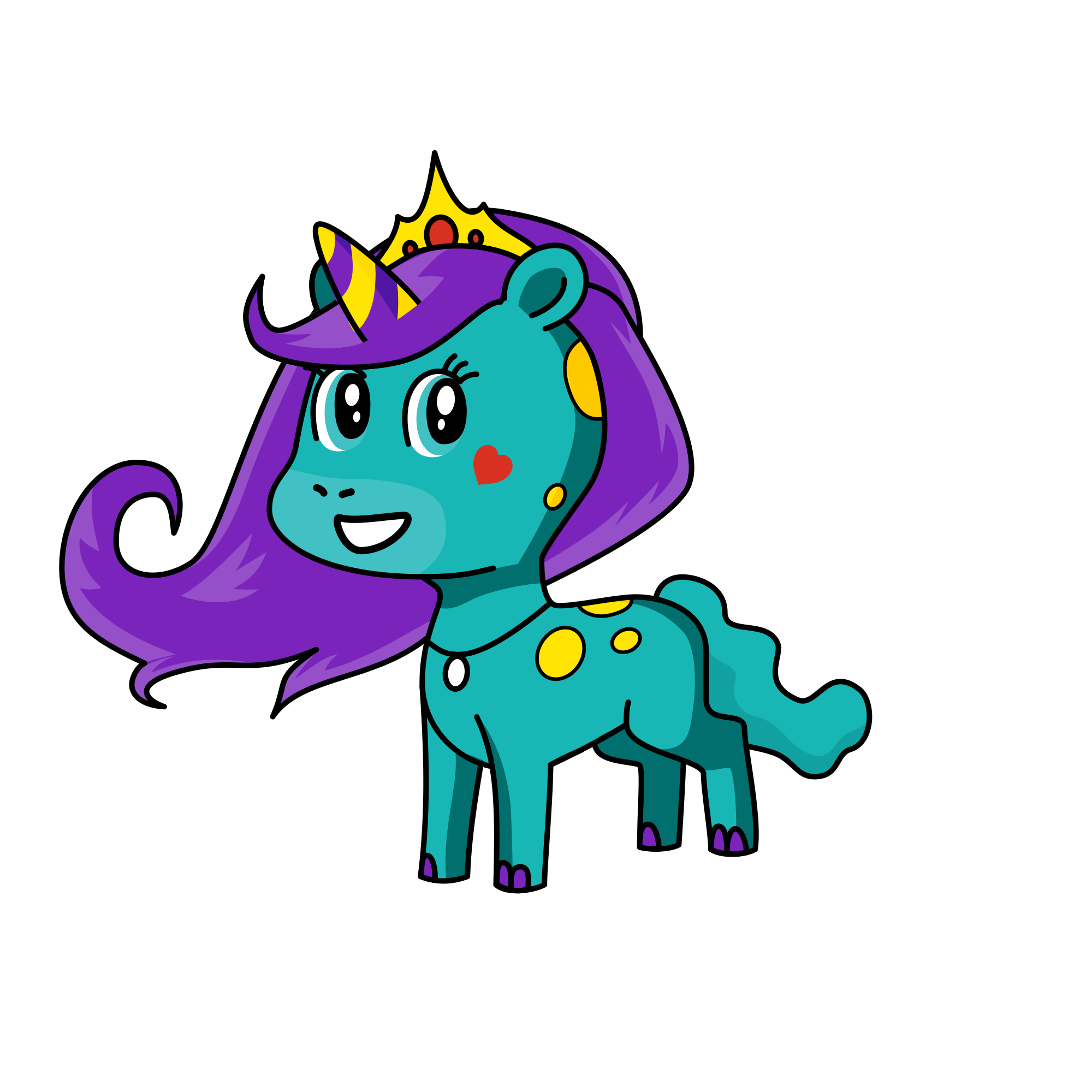 Primrose Dapple Mane, the unicorn