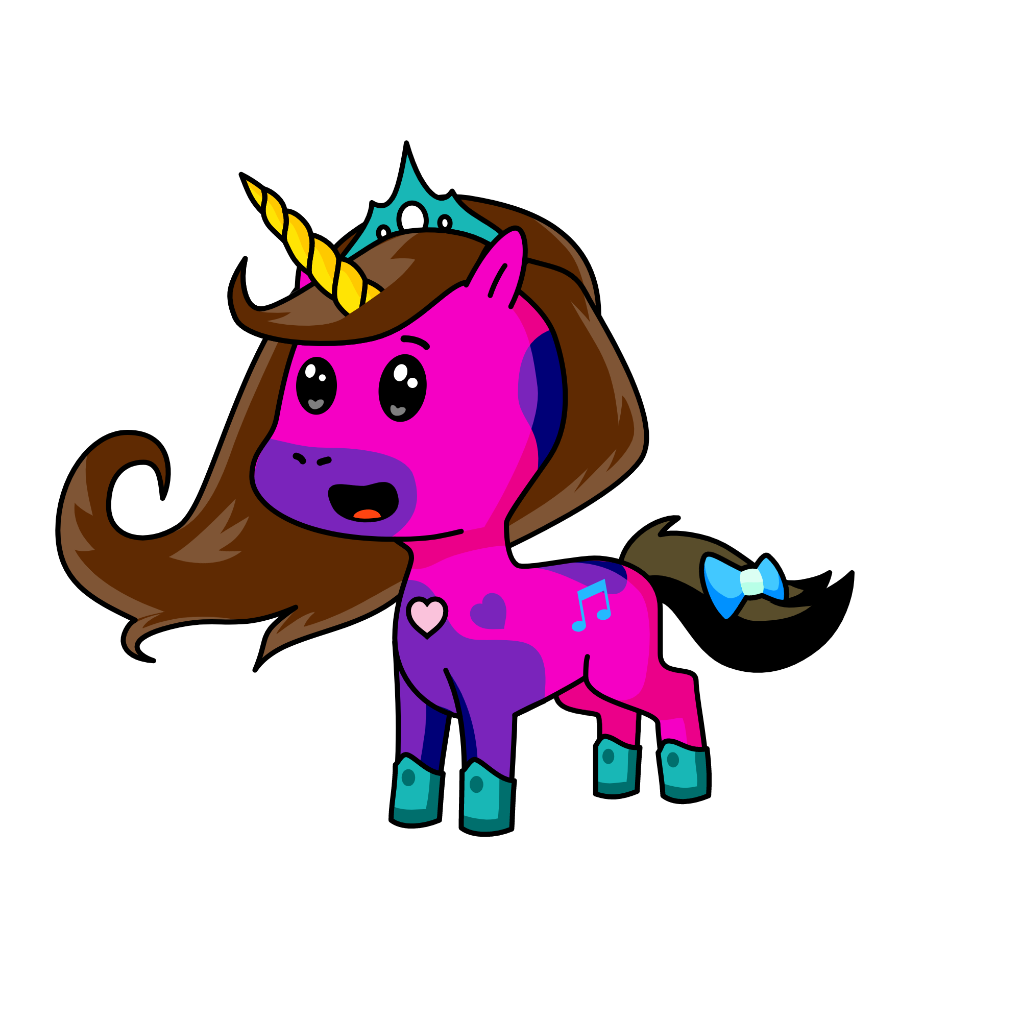 Amber, the unicorn