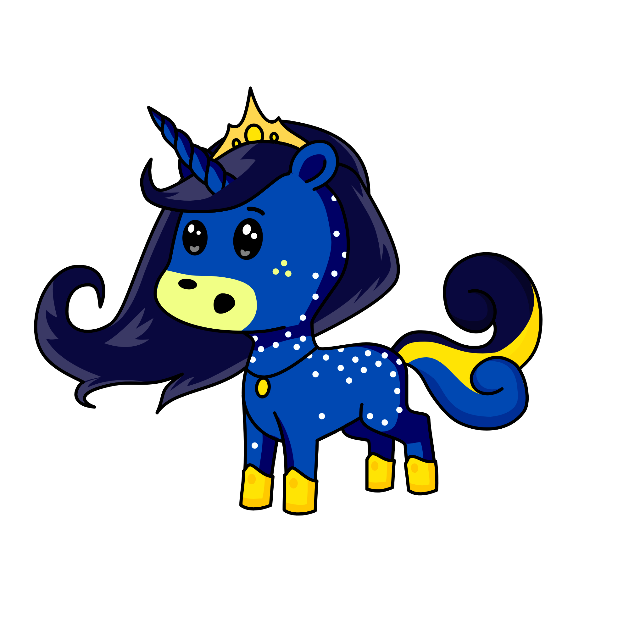 Moonlight, the unicorn