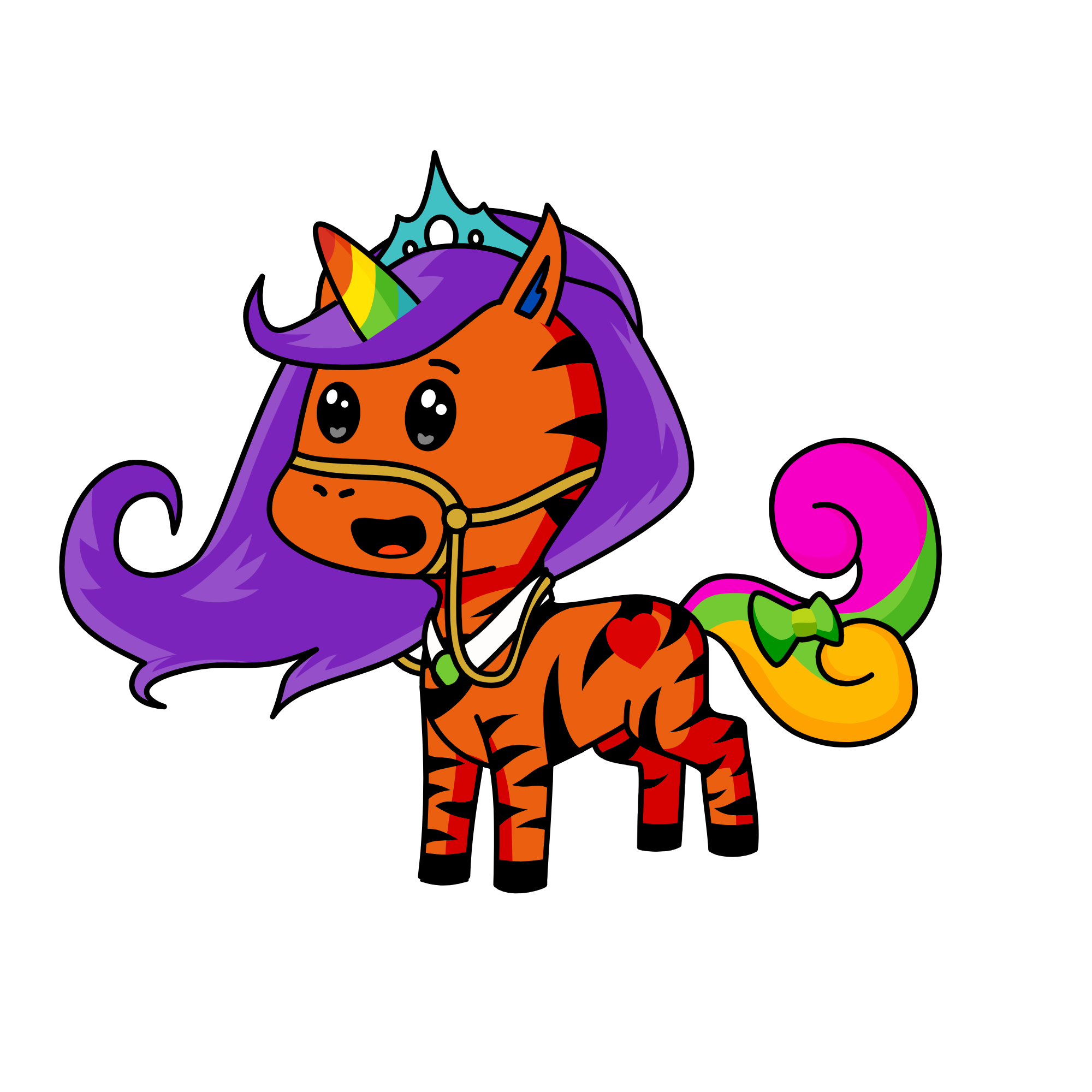 Zebredcorn, the unicorn