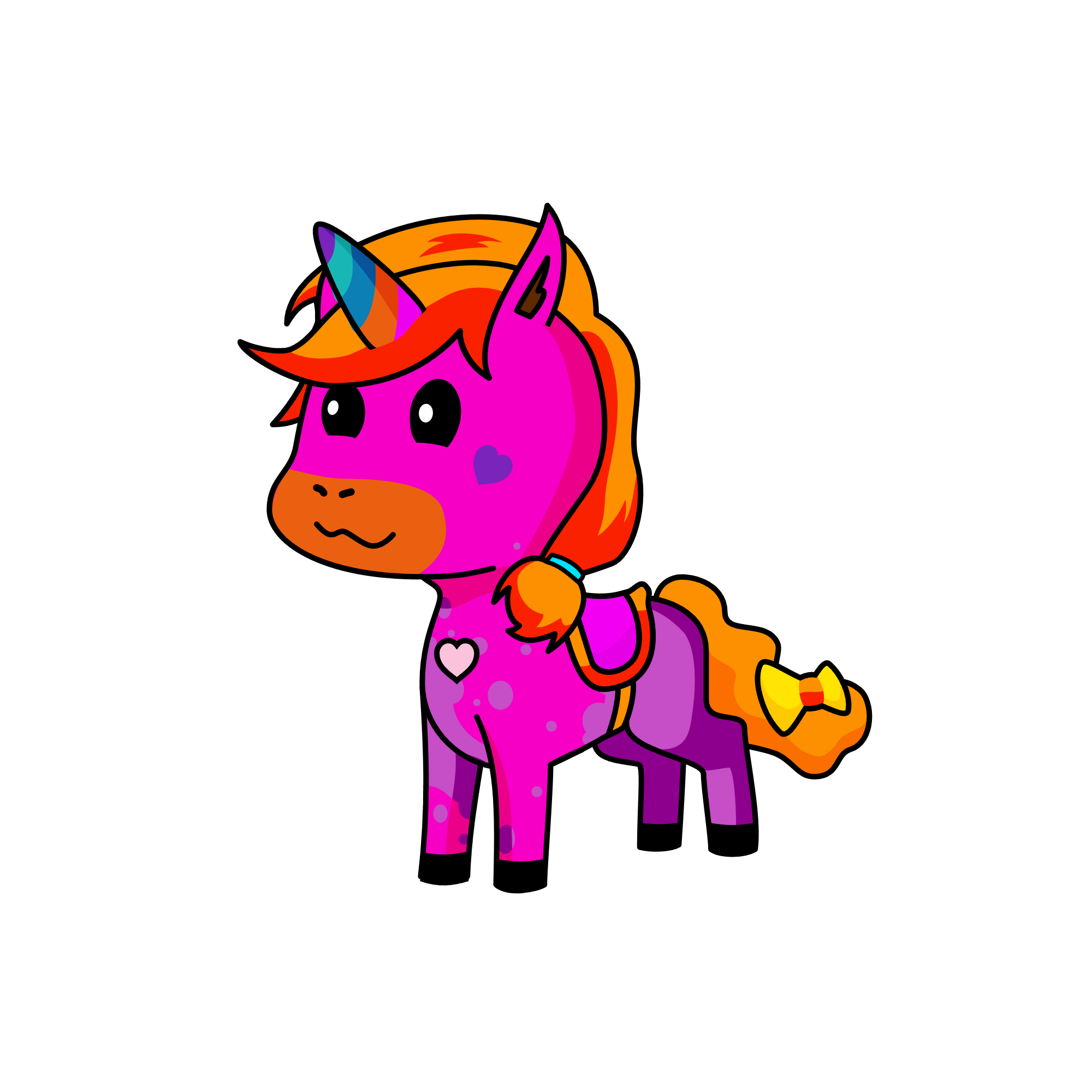 Fluffy, the unicorn