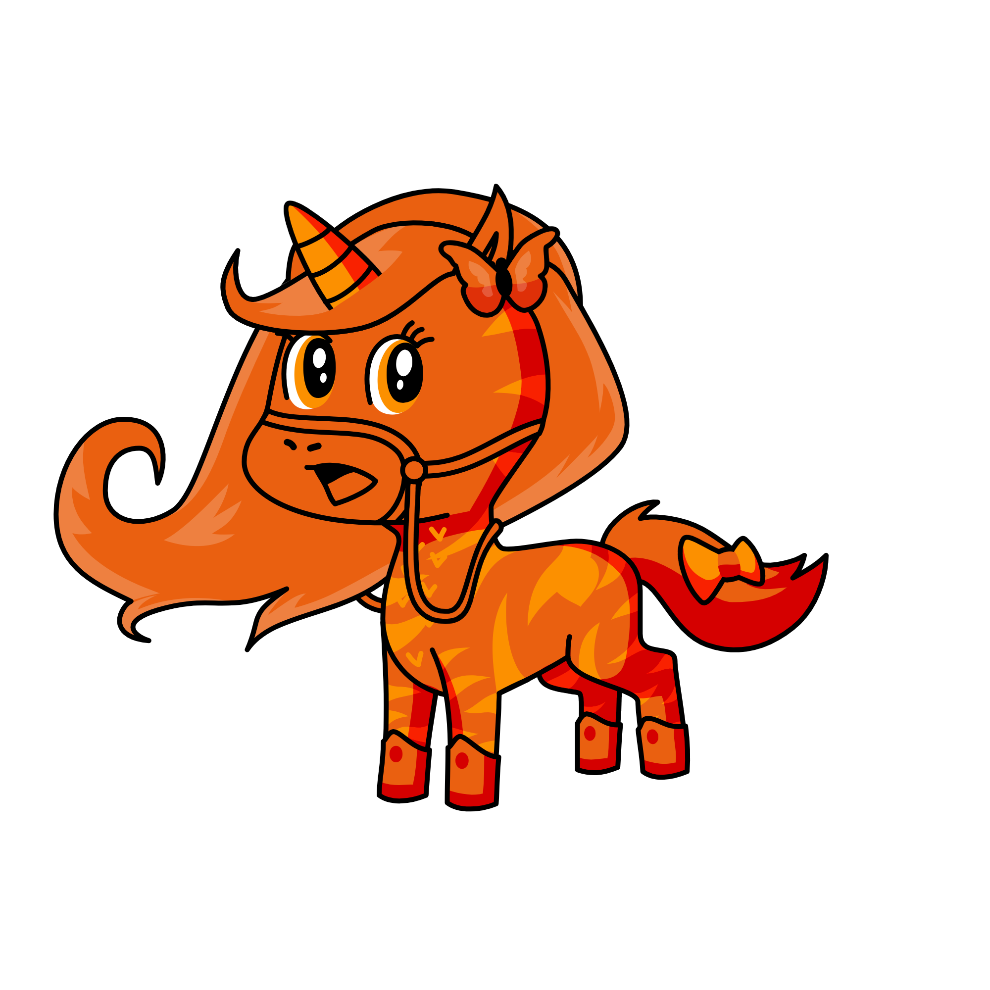 you..are..ORANGE, the unicorn