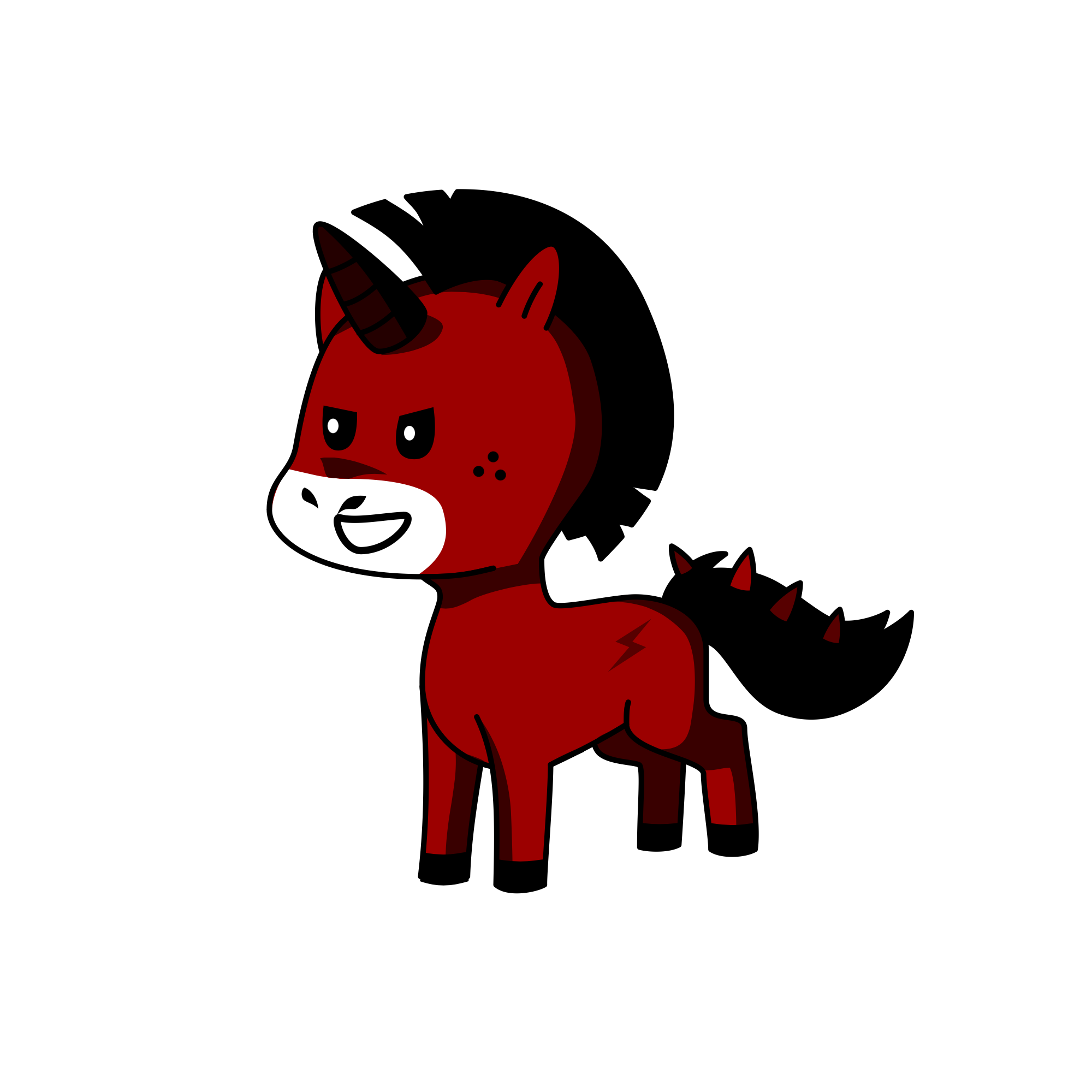 TÖFELS EINHORN, the unicorn