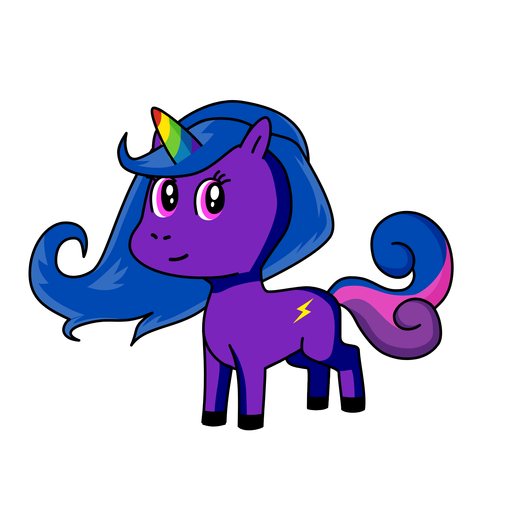 QUEEN LUNA, the unicorn