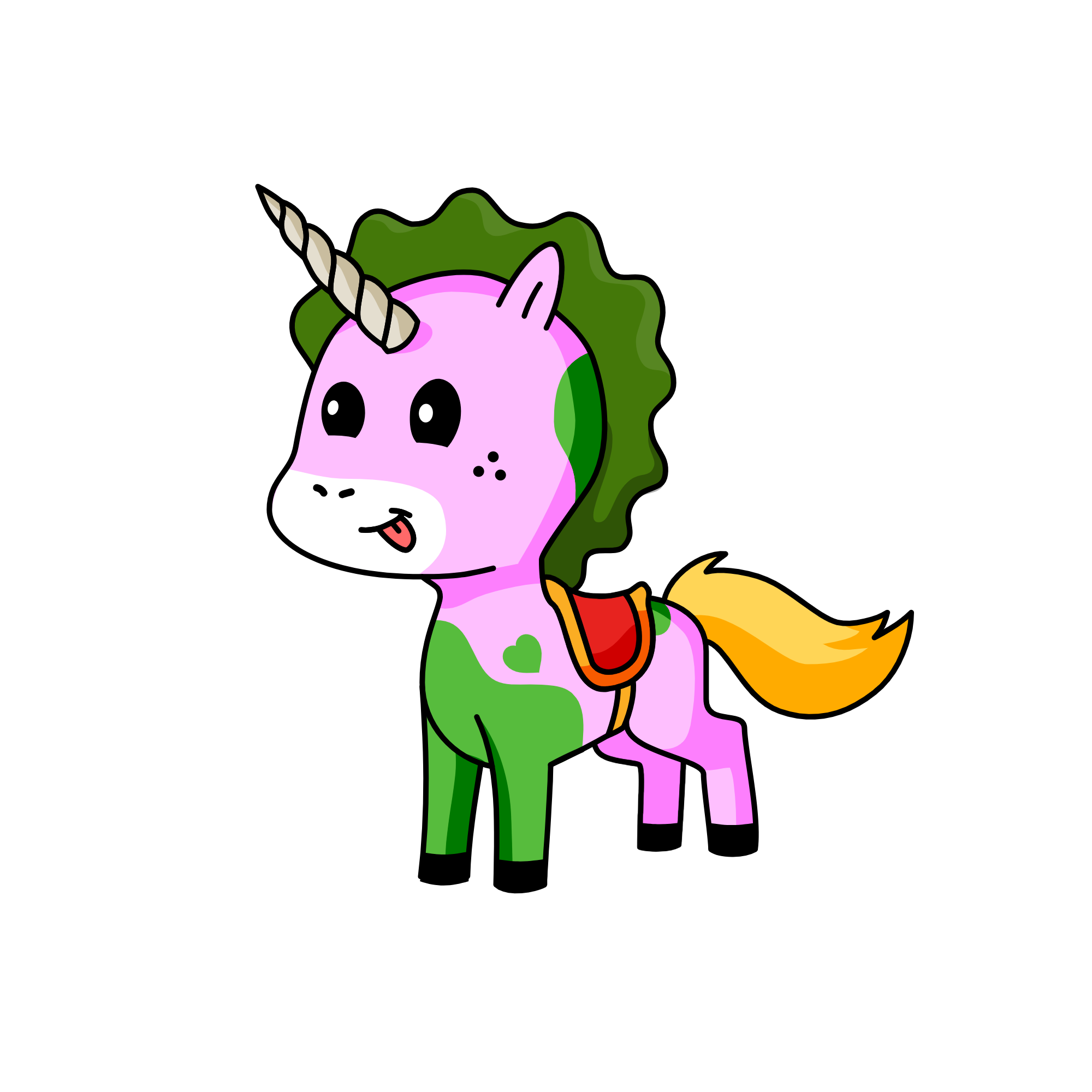 ladygogo, the unicorn