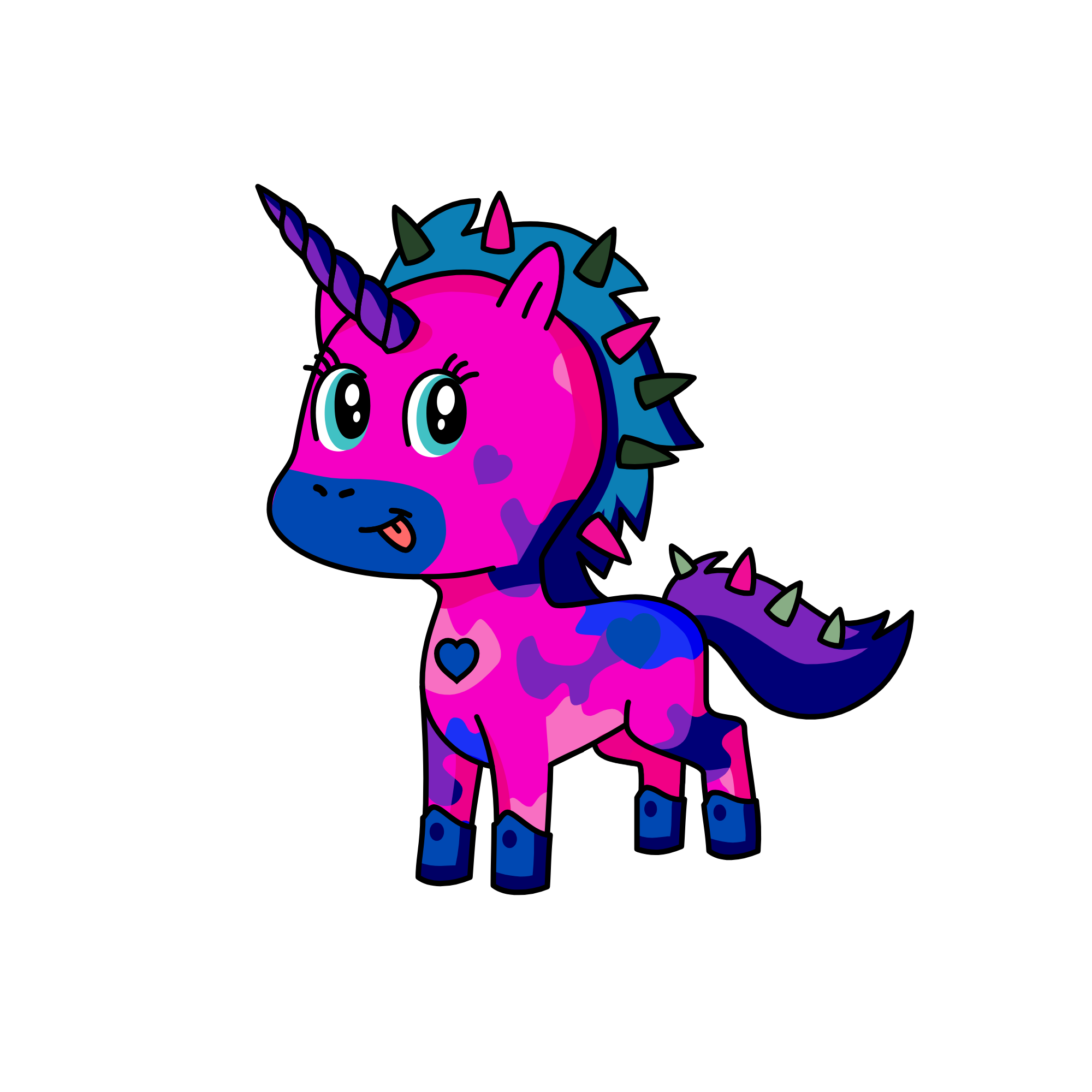 Bi bi, the unicorn