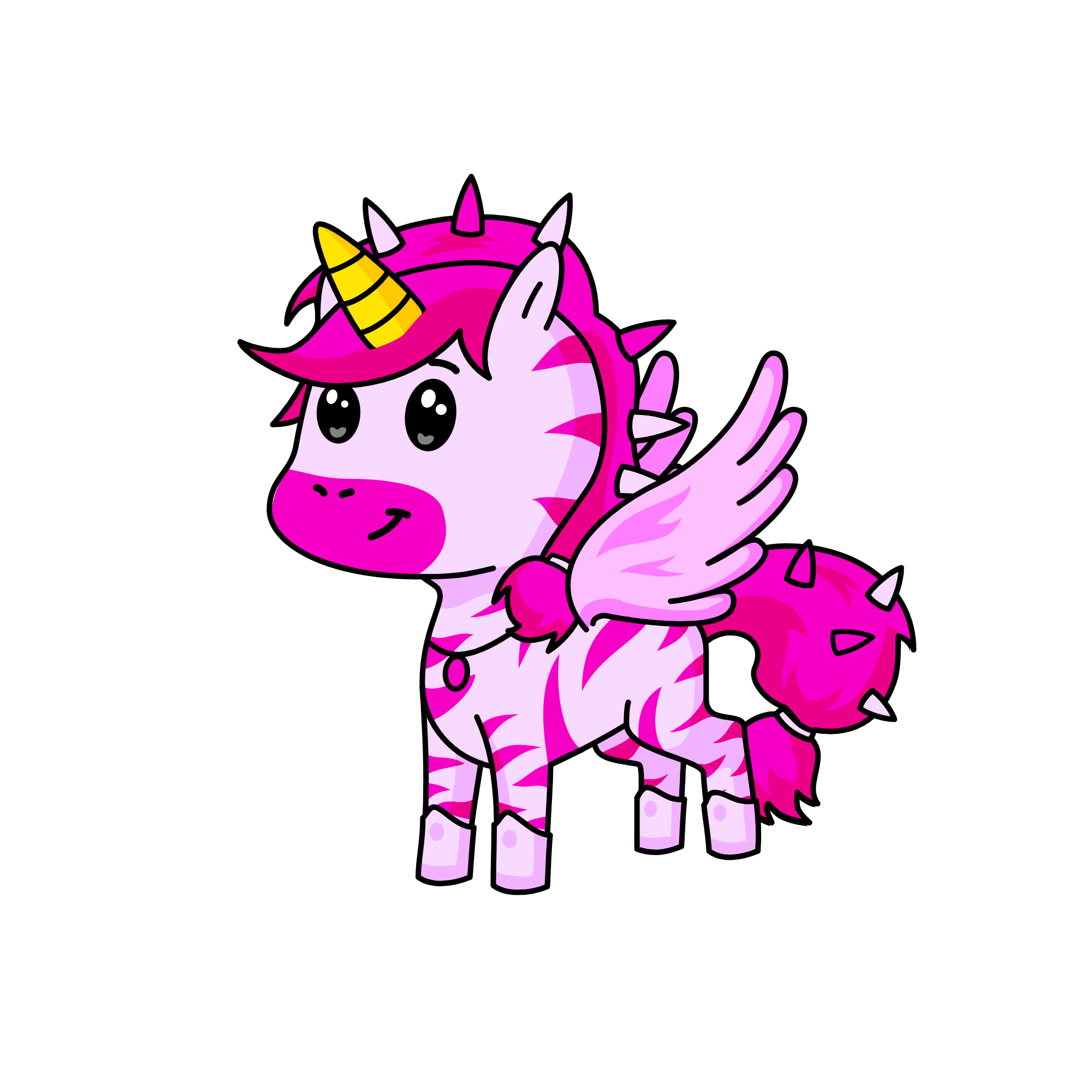 Zebby, the unicorn