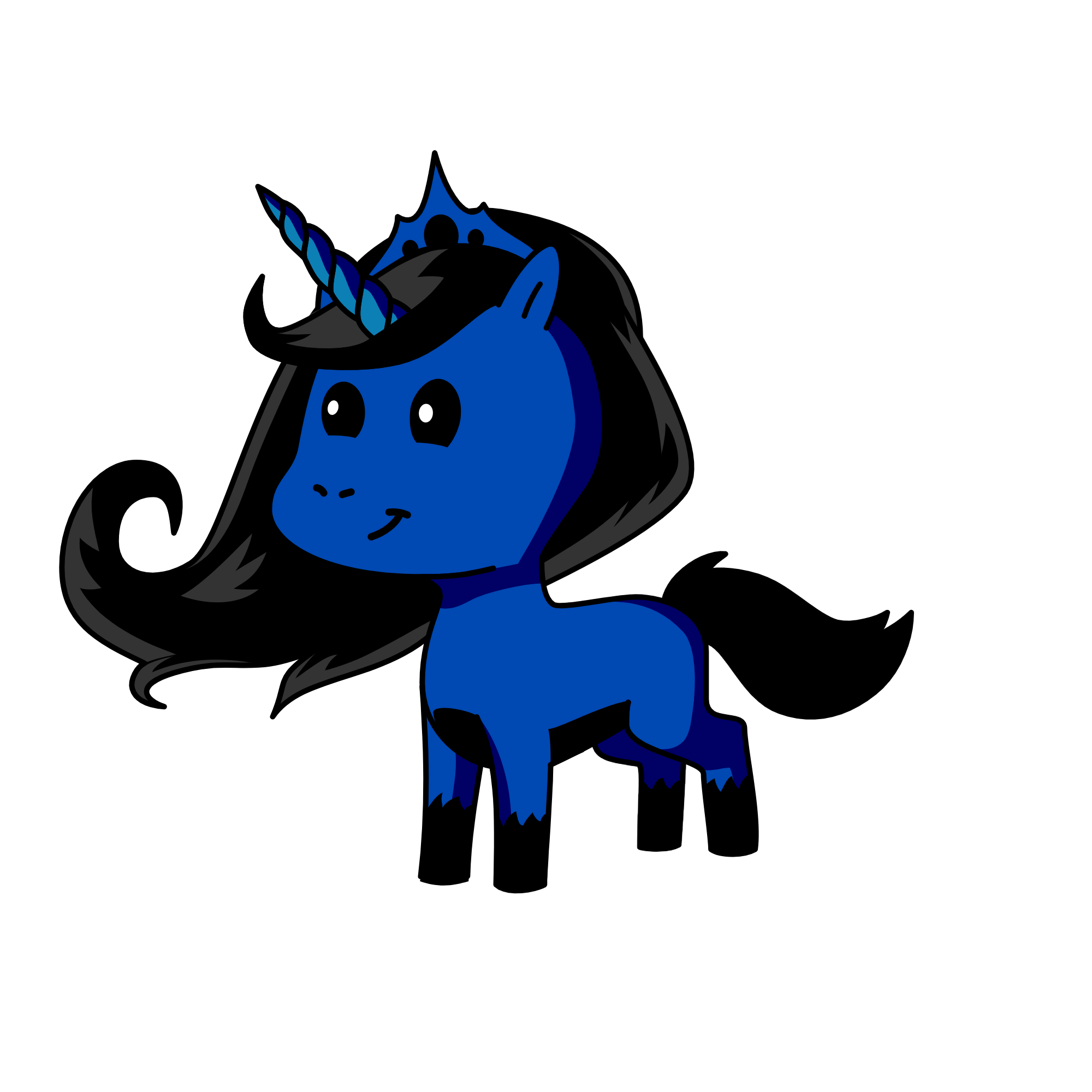 princess luna , the unicorn