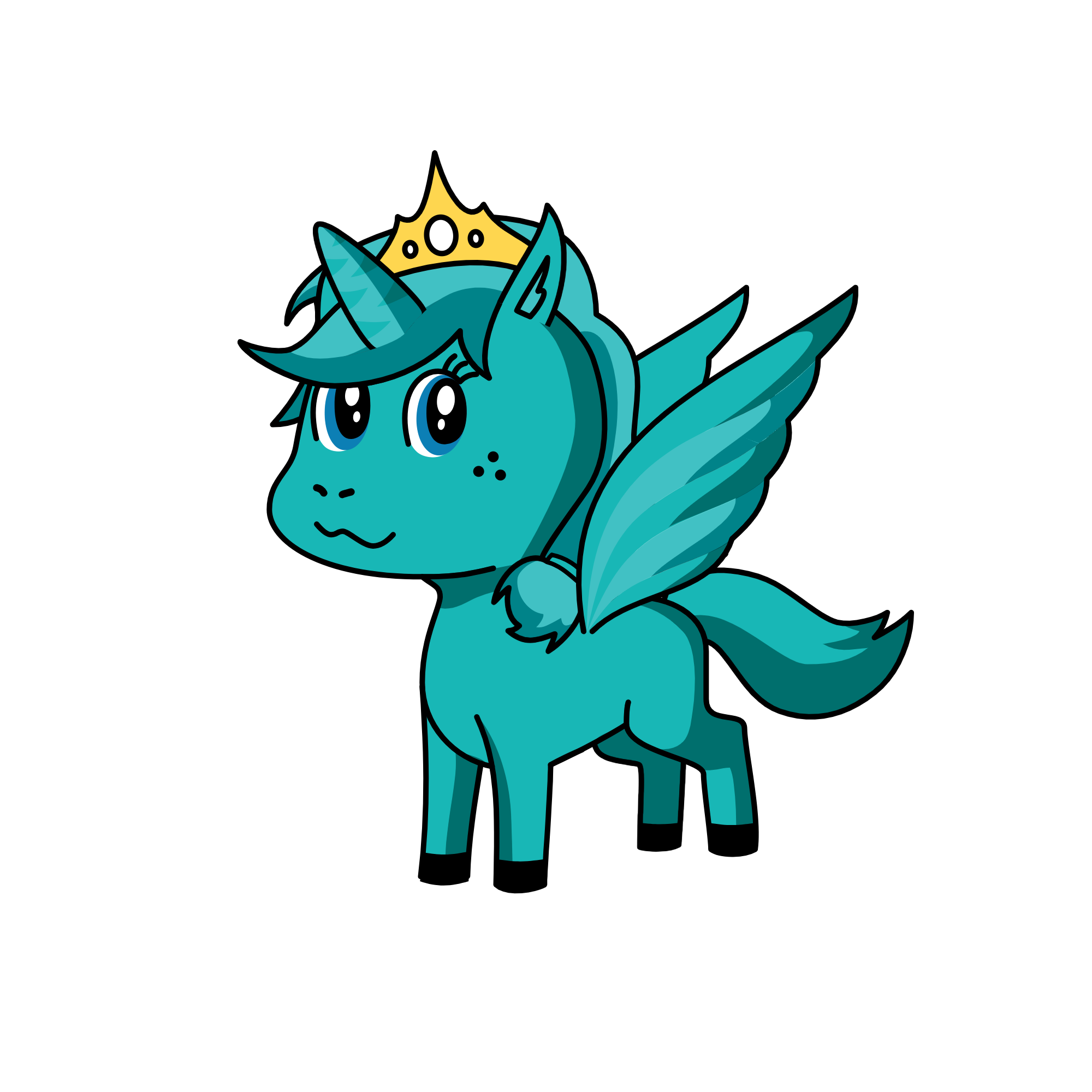 aqua marine, the unicorn