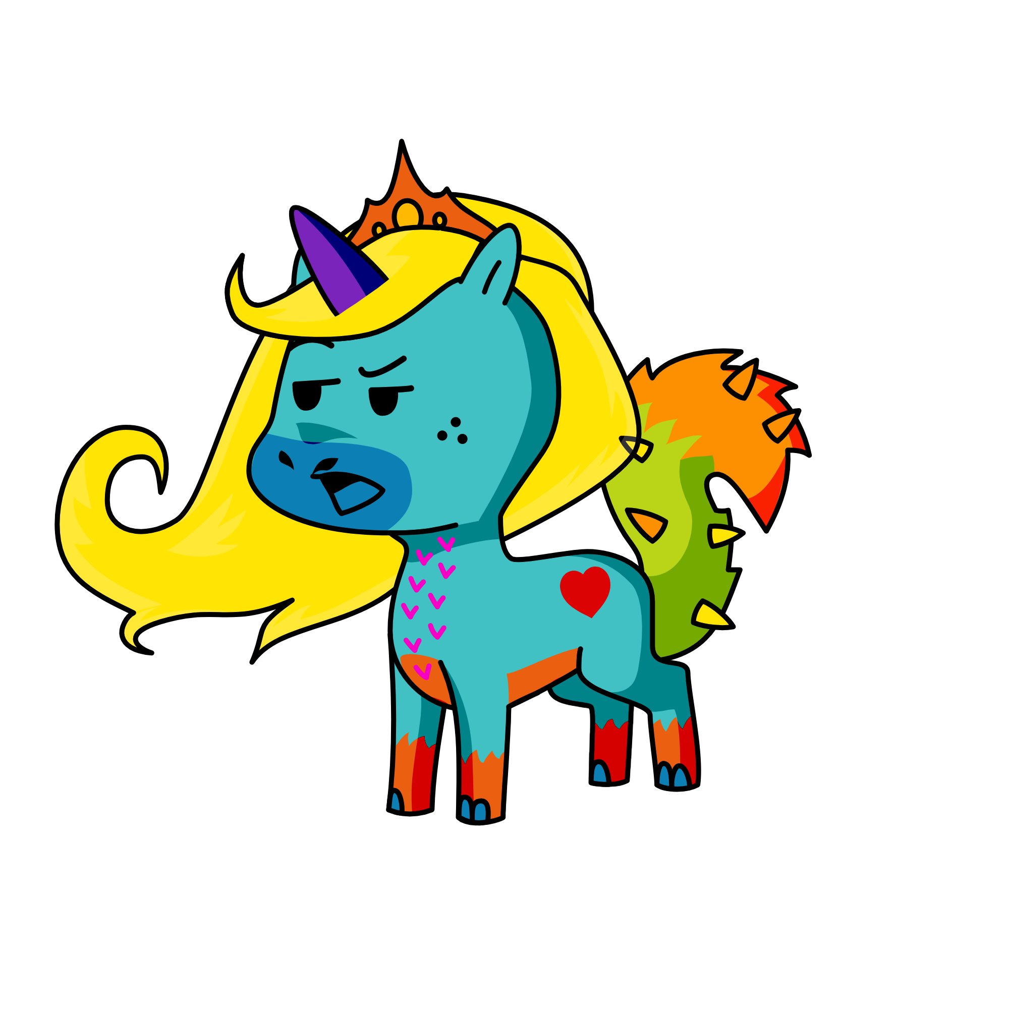 gdgyufhyio, the unicorn