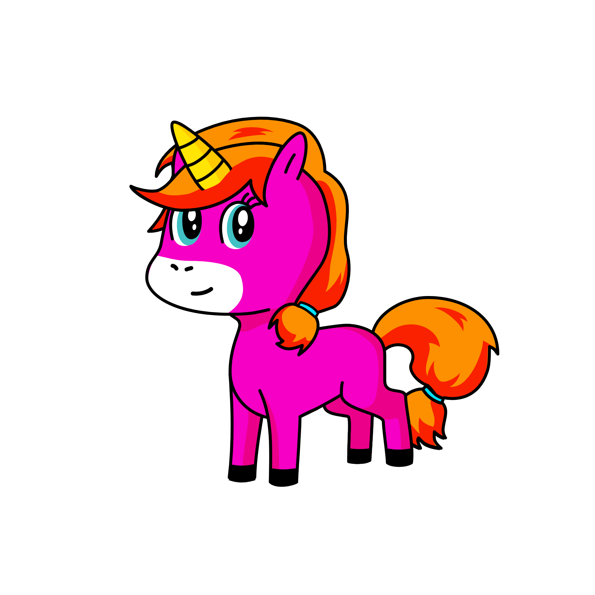 Apples, the unicorn