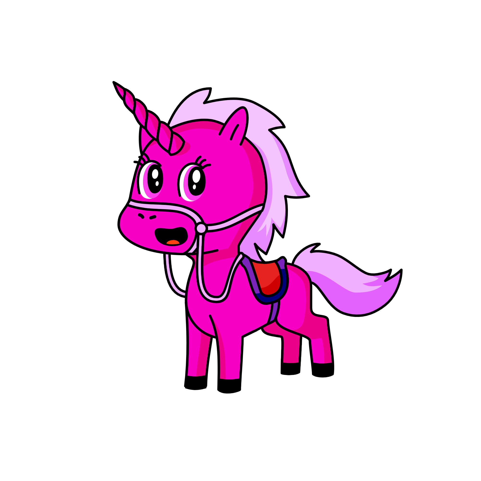 COTTEN CANDY, the unicorn