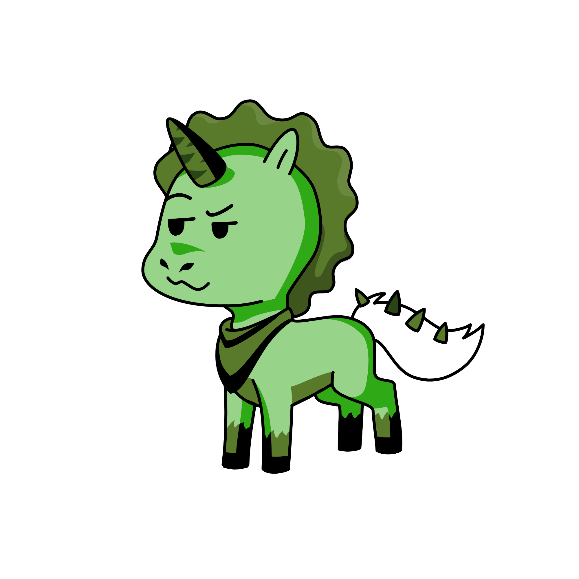 CACA CALEB GRUMPY DUMPY CRUSTYB RUSTY MUSTY, the unicorn