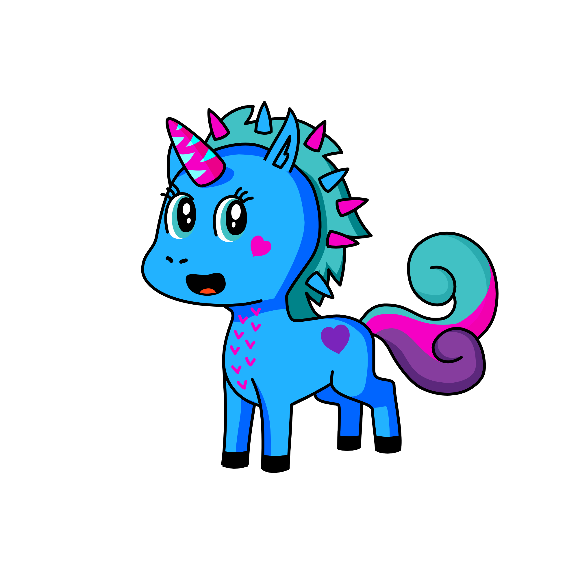 cloudy!, the unicorn