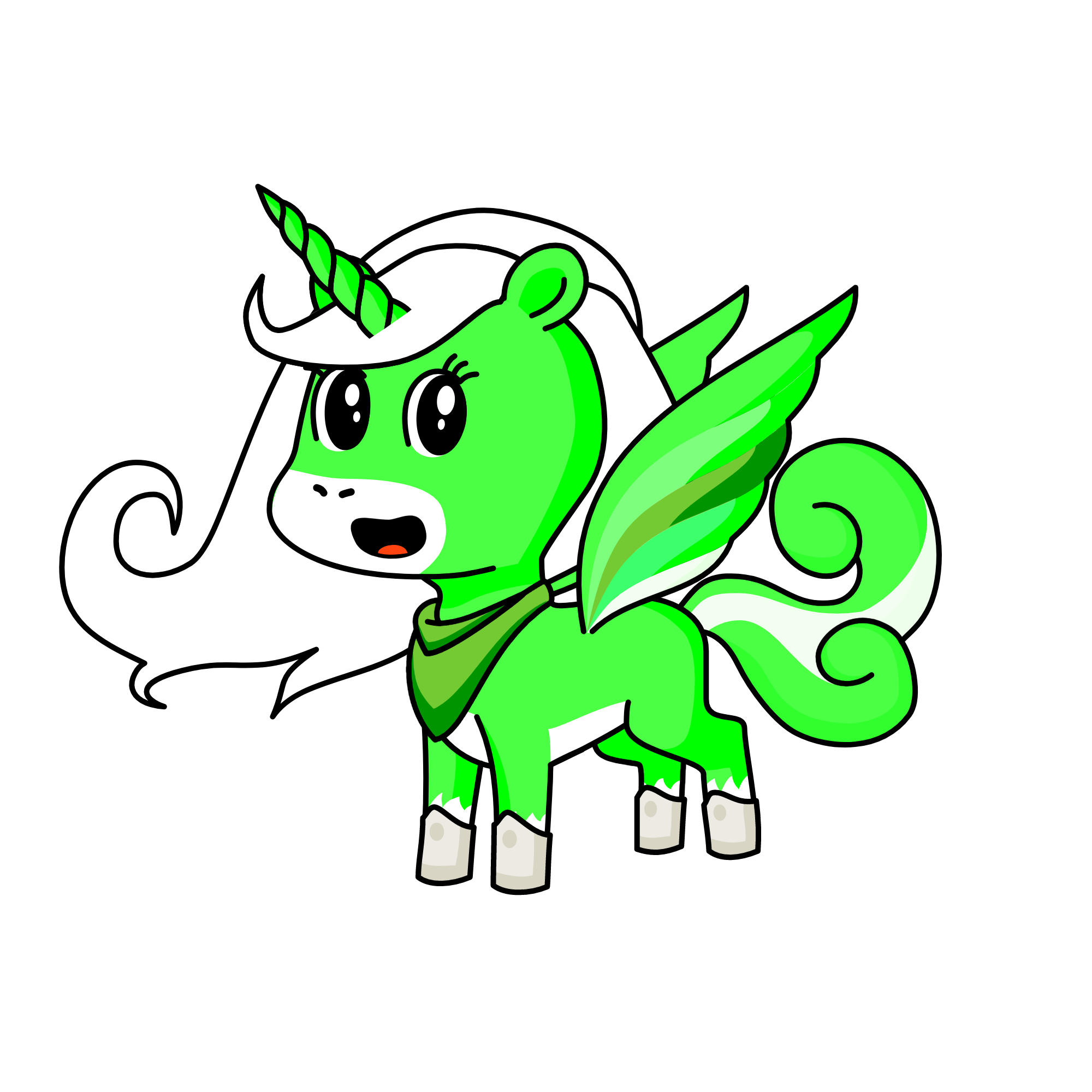 Happy St. Patricks Day!, the unicorn