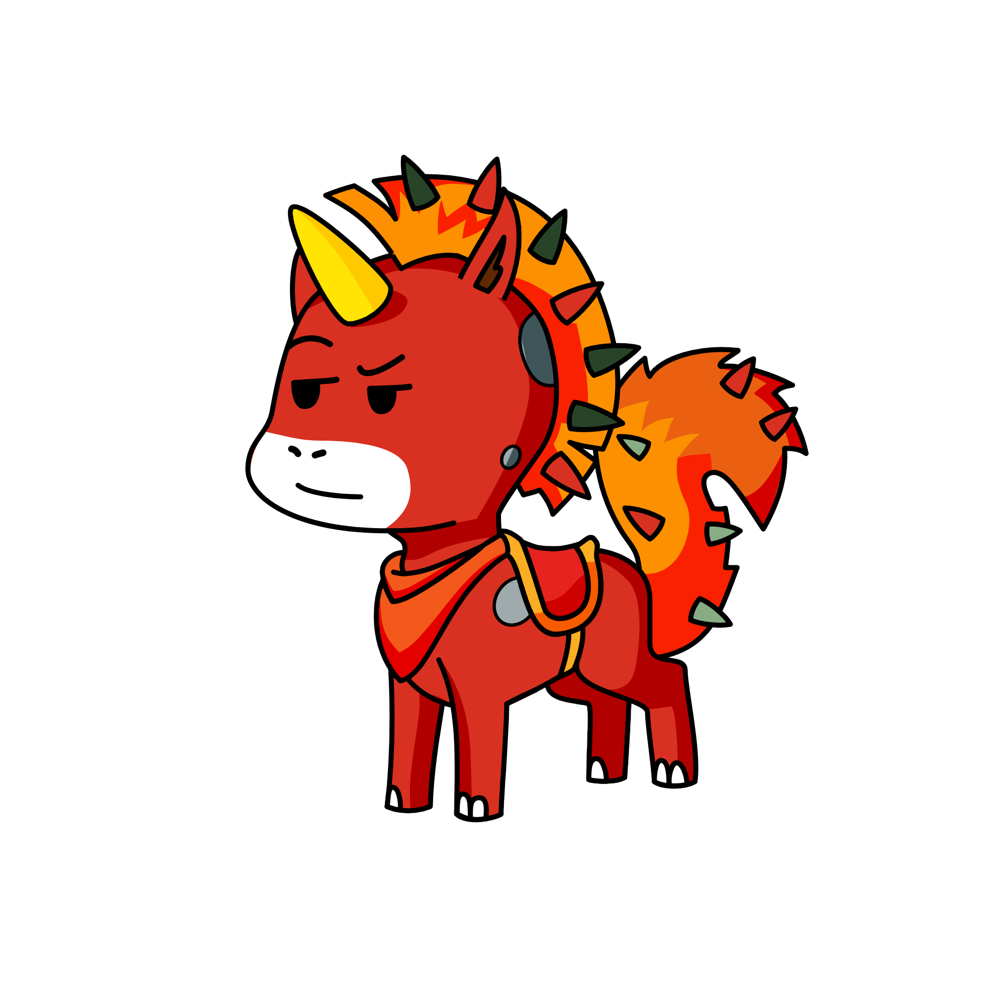 fire, the unicorn